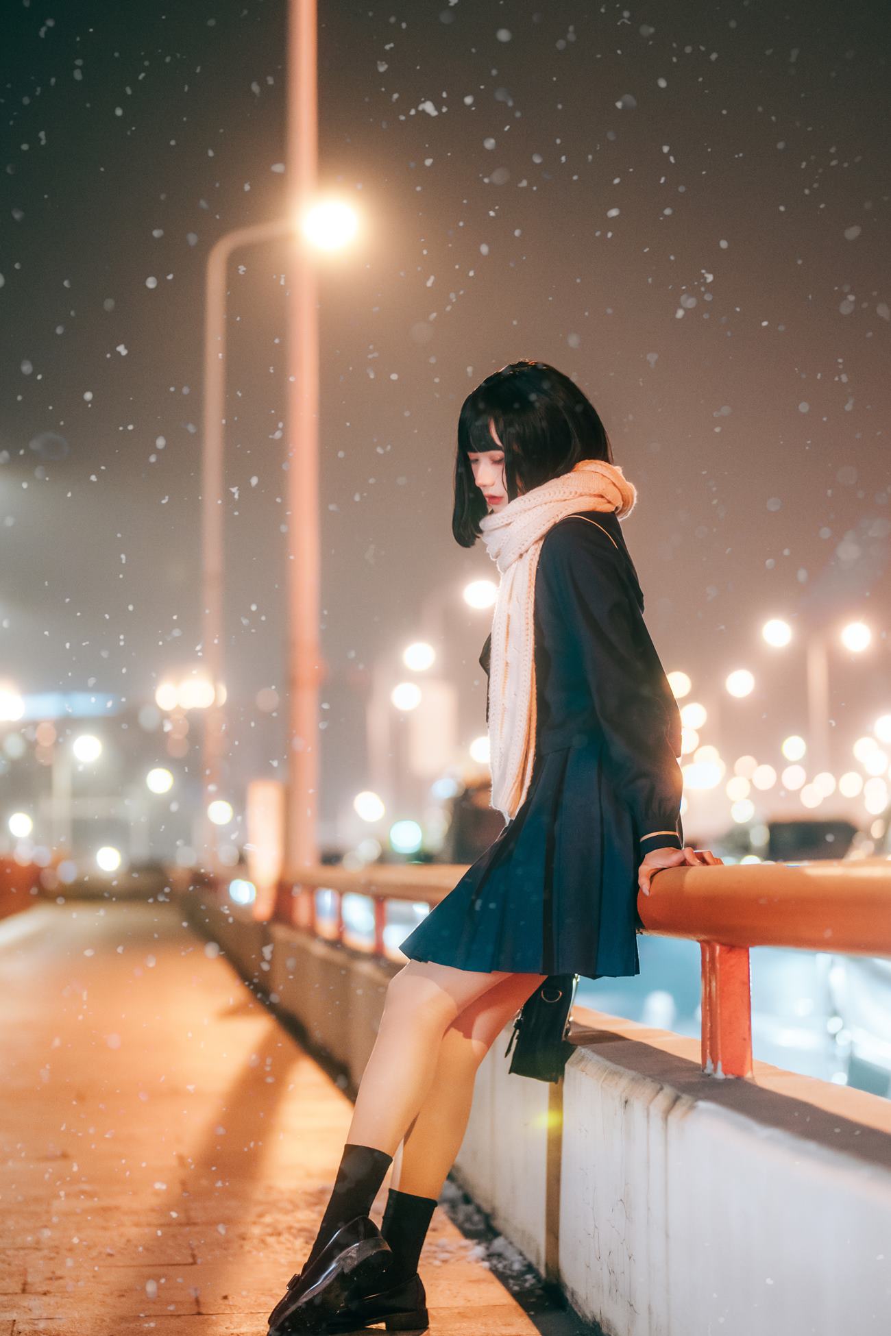 人气Coser@兔子Zzz不吃胡萝卜 雪夜[22P/222MB]插图1