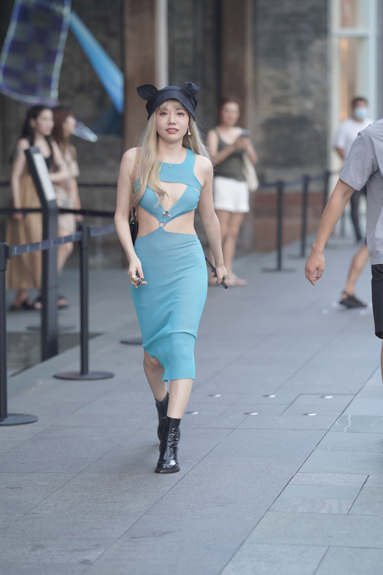 精选街拍作品 NO.4271 天蓝色长裙[195P/442MB]插图3