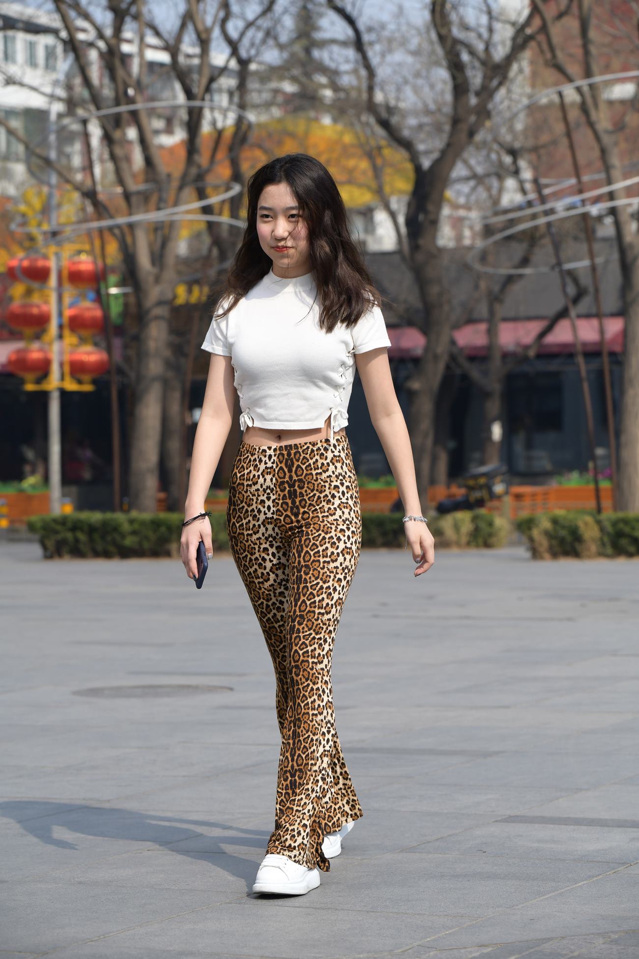 精选街拍作品 NO.4296 复古风豹纹裤[339P/792MB]插图3