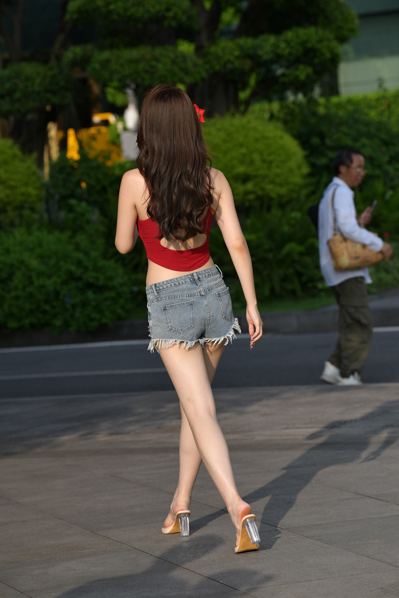 精选街拍作品 NO.4203 甜美牛仔短裤[157P/345MB]插图4