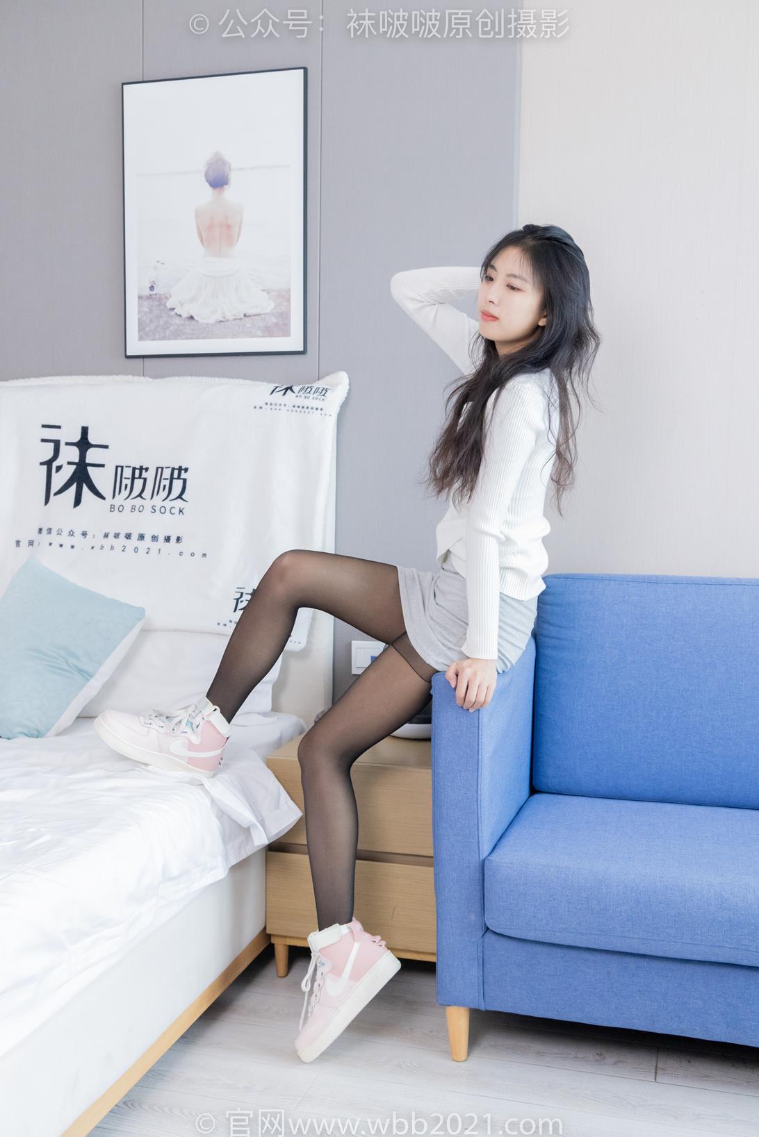 袜啵啵462期：奶油-板鞋、厚肉丝、黑丝（脚尖加固款）[145P/1V/6.55G]插图