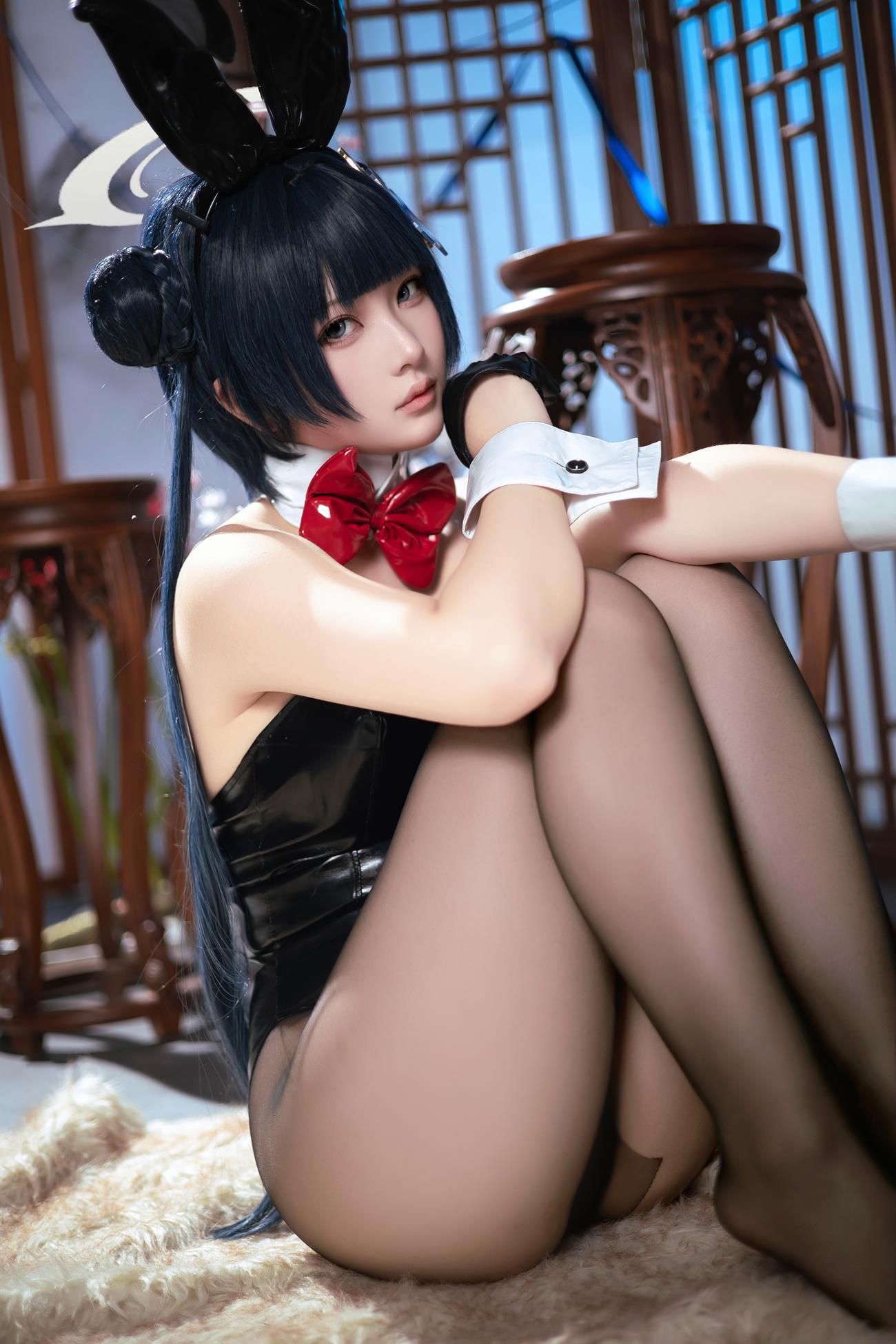 屿鱼 – 蔚蓝档案 龙华妃咲 兔女郎[40P/268MB]插图3