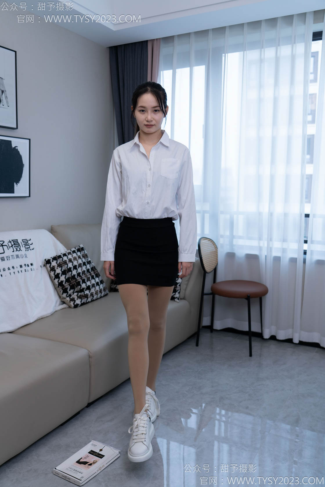 甜予摄影 NO.120 思思-板鞋、高跟鞋、厚肉丝[160P/2V/11.70GB]插图