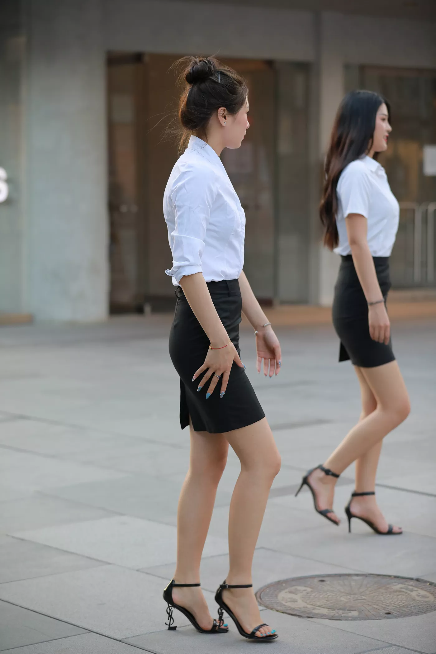 精选街拍作品 NO.4593 黑白搭配OL[97P/131MB]插图