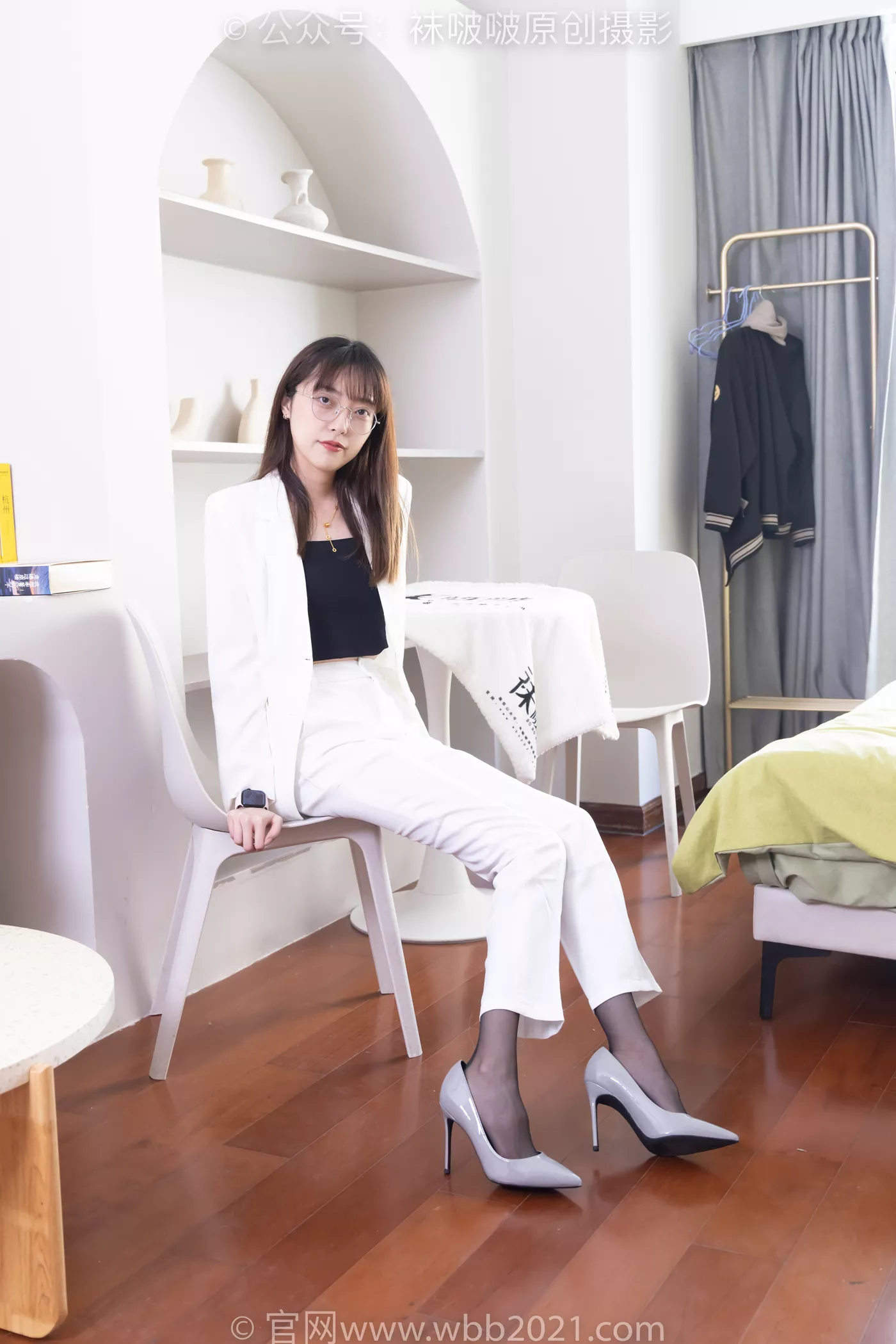 [BoBoSocks袜啵啵]NO.470 稚予-高跟鞋、黑丝、裤里丝[150P/1V/5.27GB]插图1