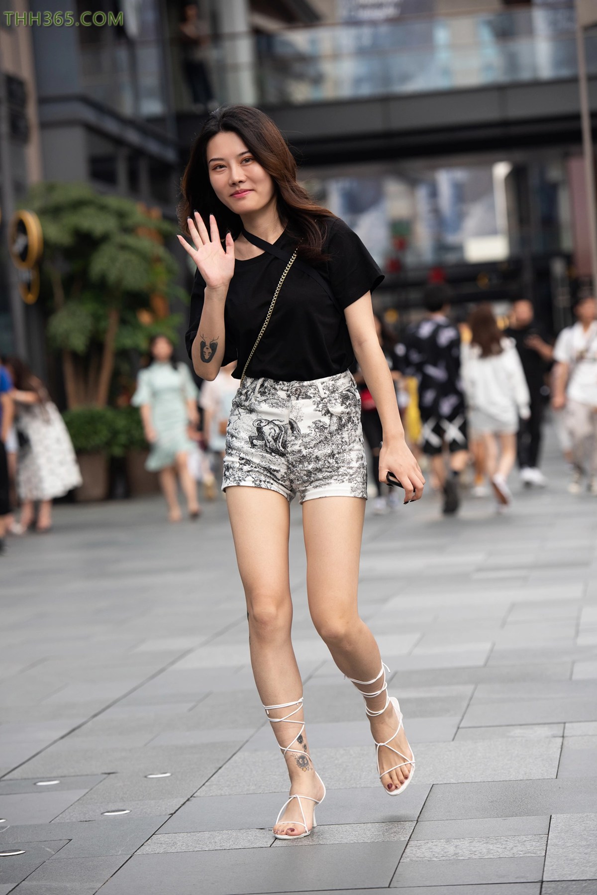 精选街拍作品 NO.4512 水墨风短裤[86P/167MB]插图