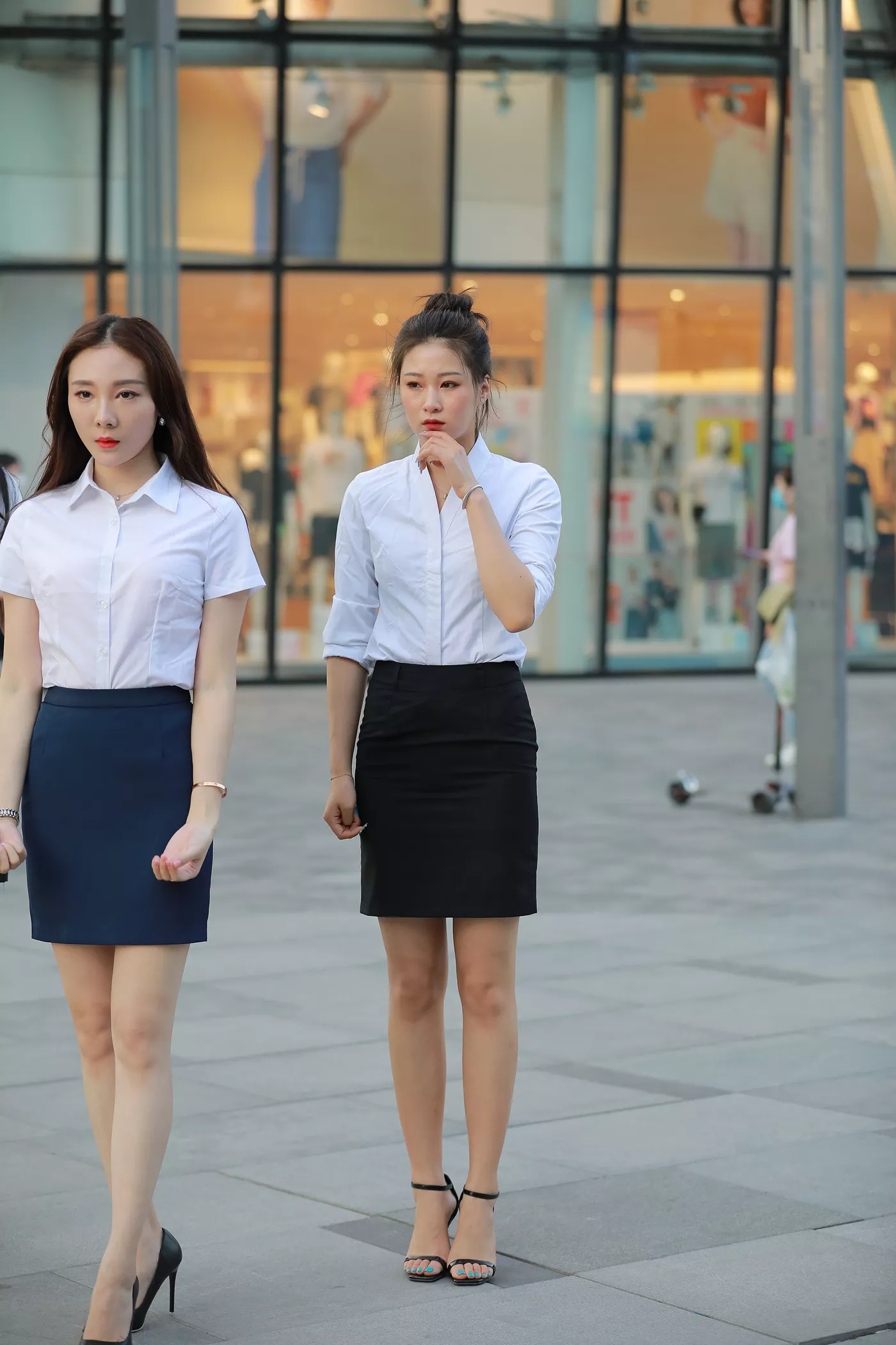 精选街拍作品 NO.4593 黑白搭配OL[97P/131MB]插图1