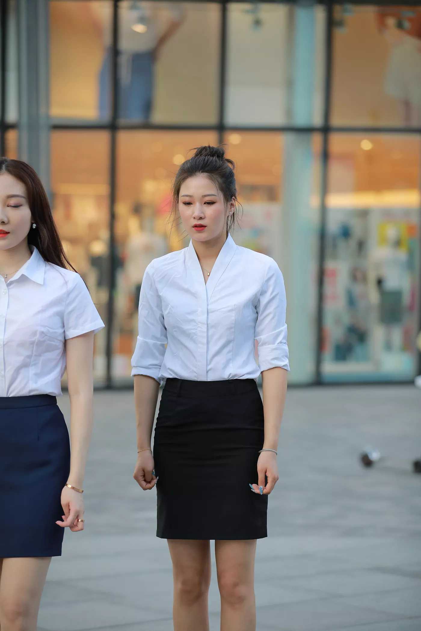 精选街拍作品 NO.4593 黑白搭配OL[97P/131MB]插图2