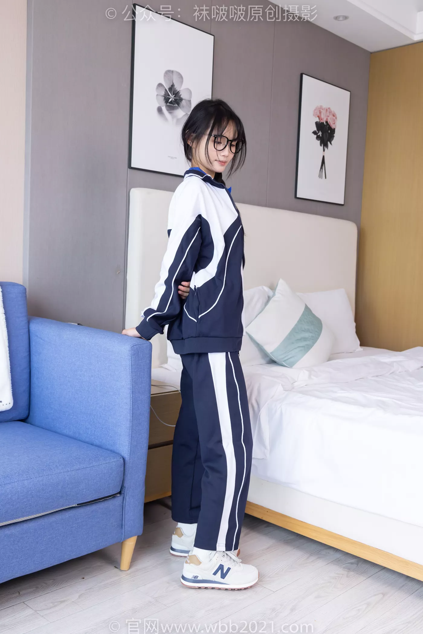 [BoBoSocks袜啵啵]NO.456 甜甜圈-运动鞋、白棉袜、裸足、校服[150P/1V/6.46GB]插图3