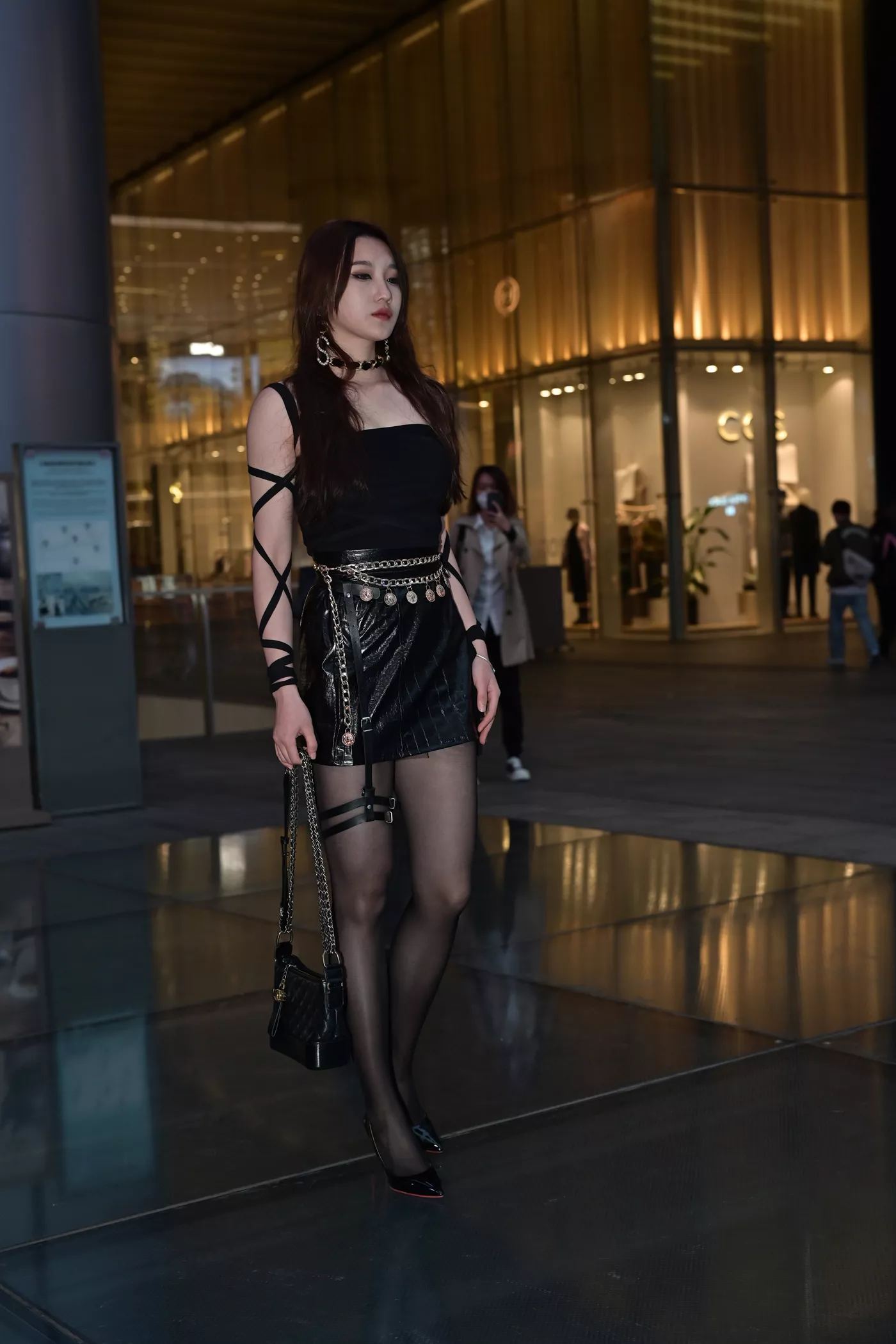 精选街拍作品 NO.4656 姓感迷人黑色系[374P/851MB]插图2