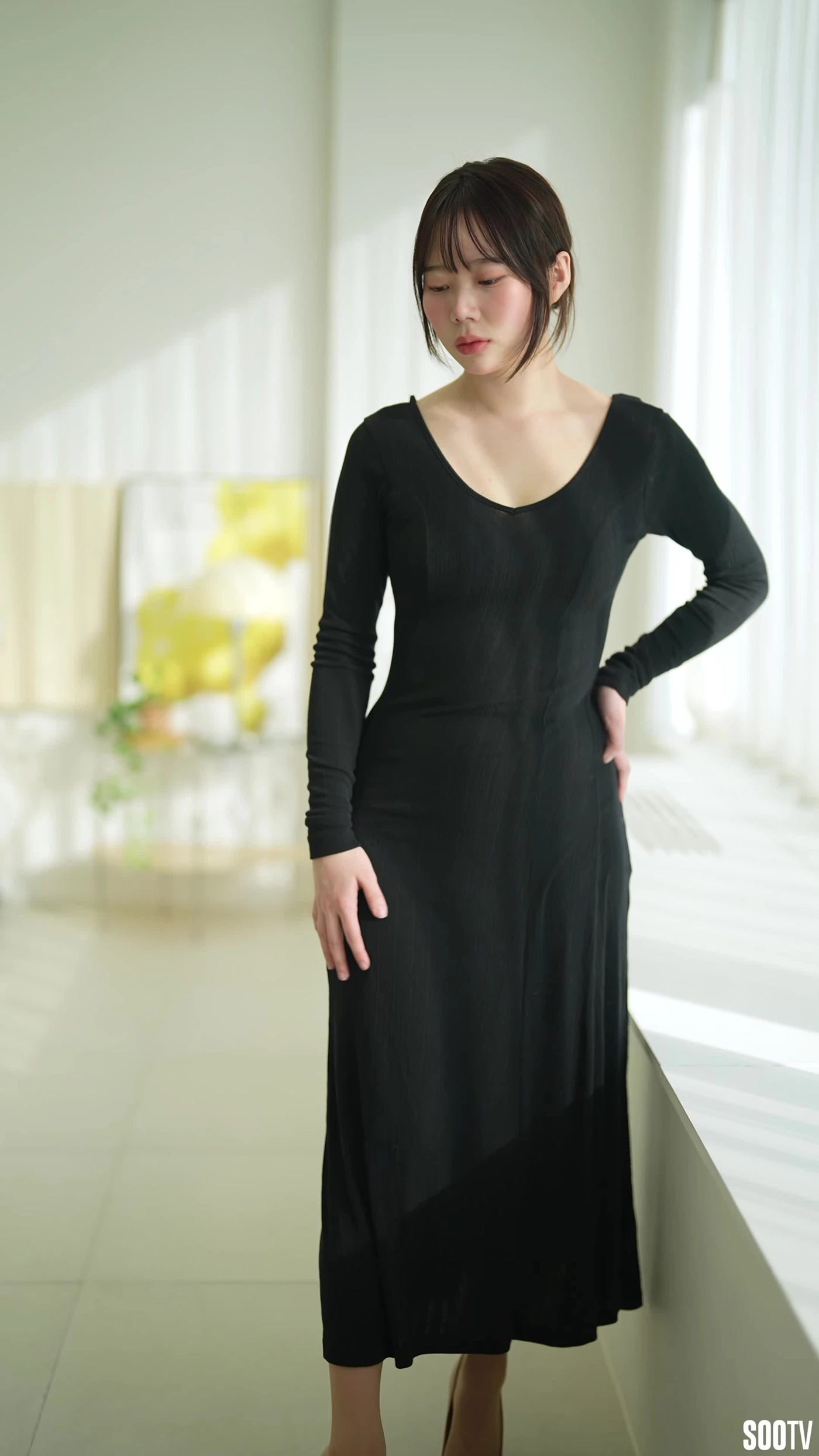[SOOTV] Myua – black dress[1V/239MB]插图
