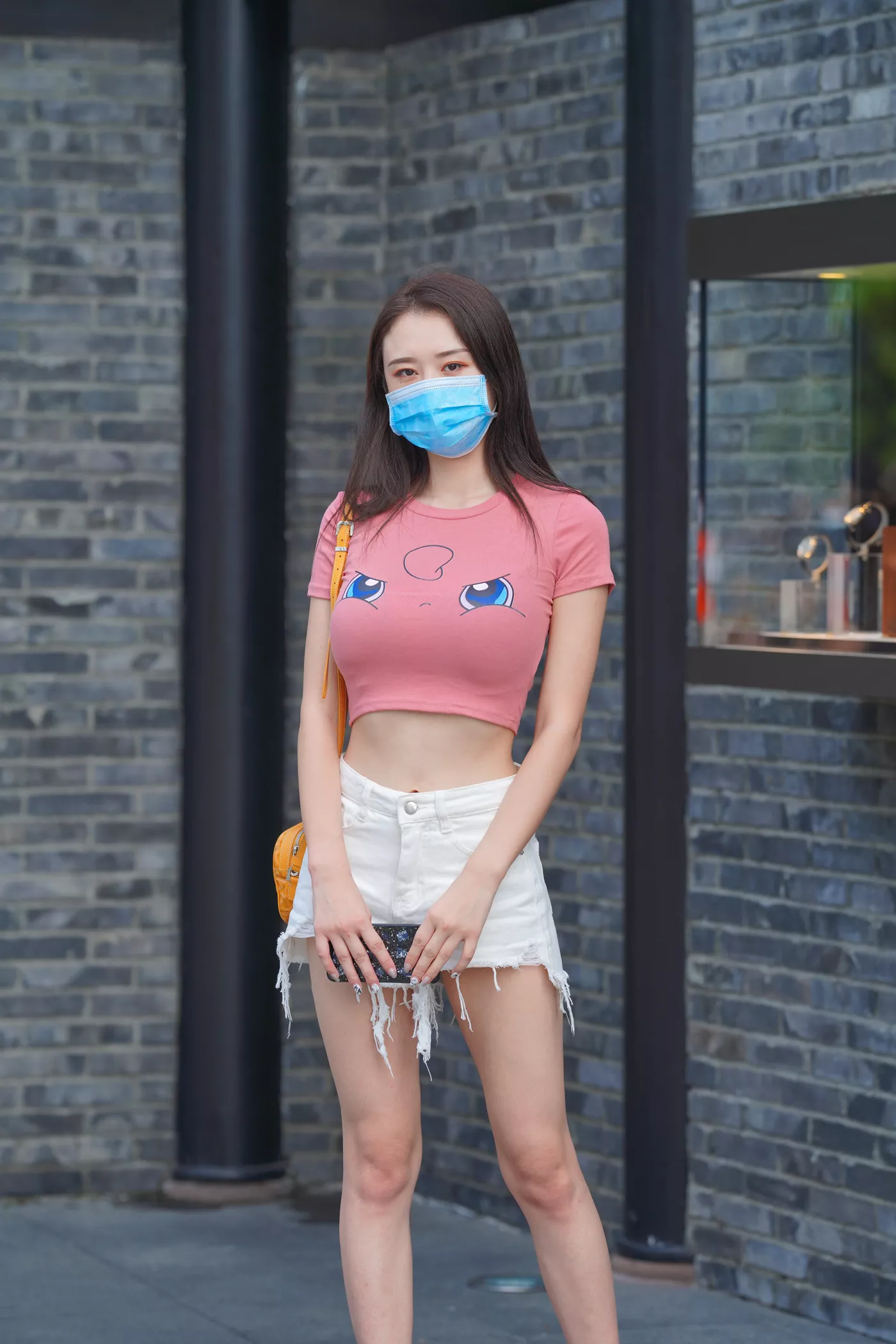 精选街拍作品 NO.4678 粉白搭配少女[104P/319MB]插图1