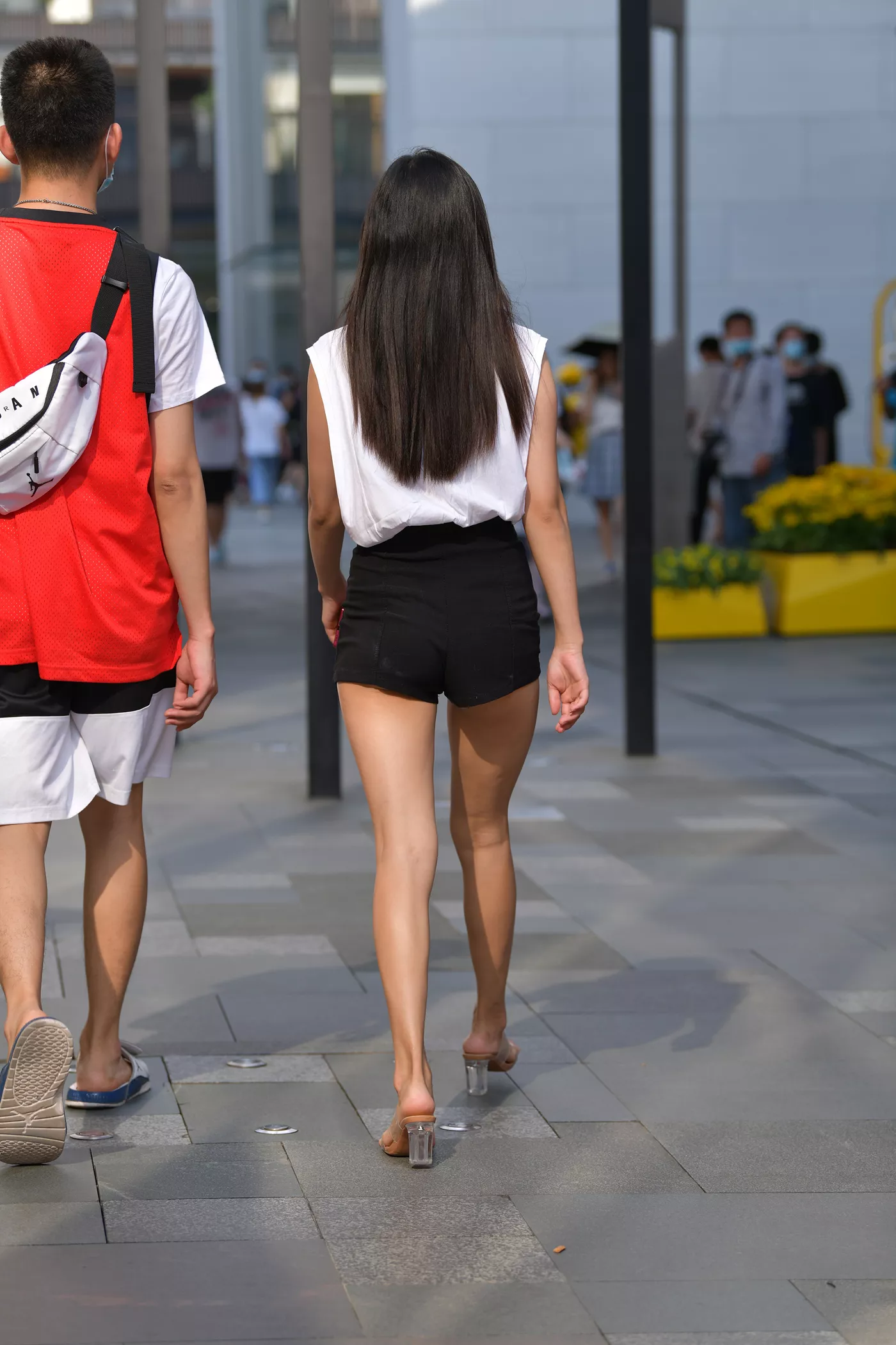 精选街拍作品 NO.4734 休闲黑白搭配[45P/88MB]插图1