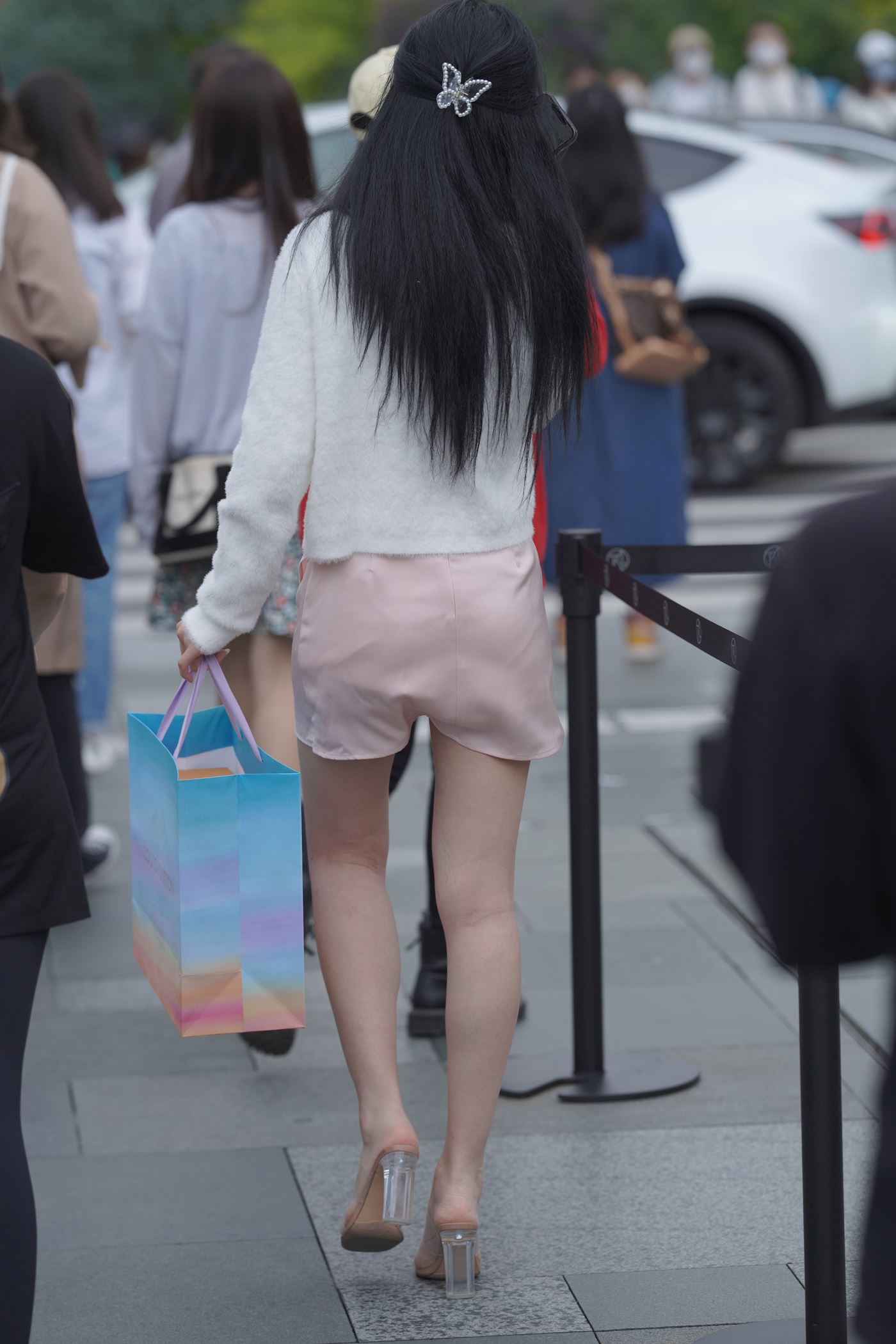 精选街拍作品 NO.4777 粉白搭配青春动人[144P/289MB]插图1