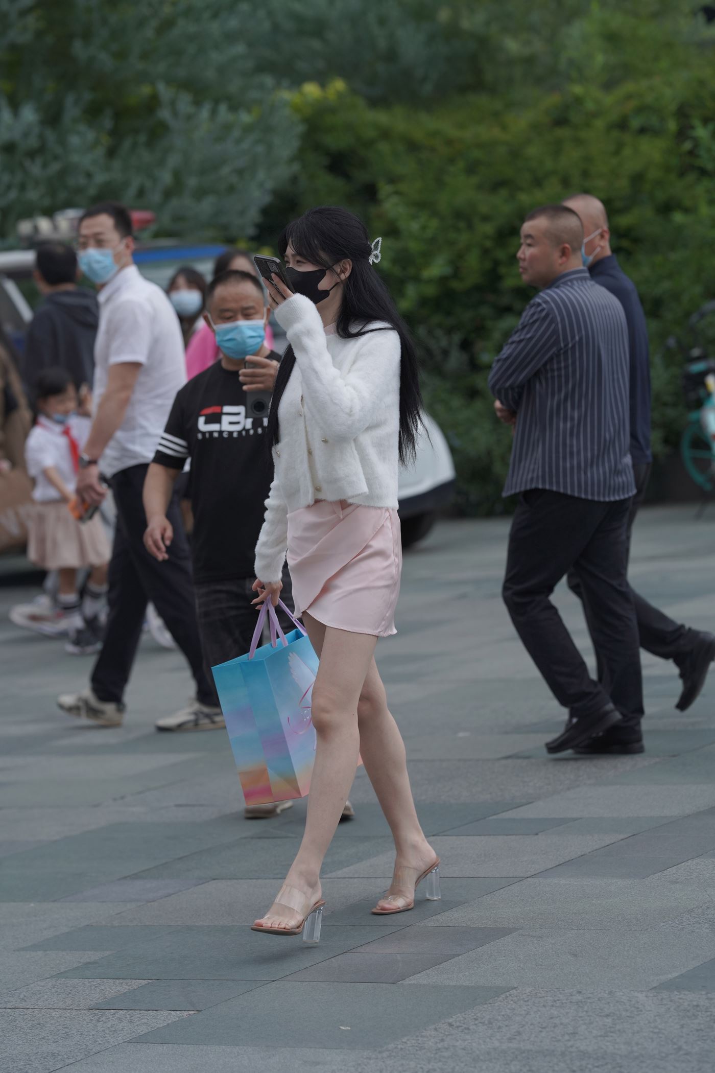 精选街拍作品 NO.4777 粉白搭配青春动人[144P/289MB]插图2