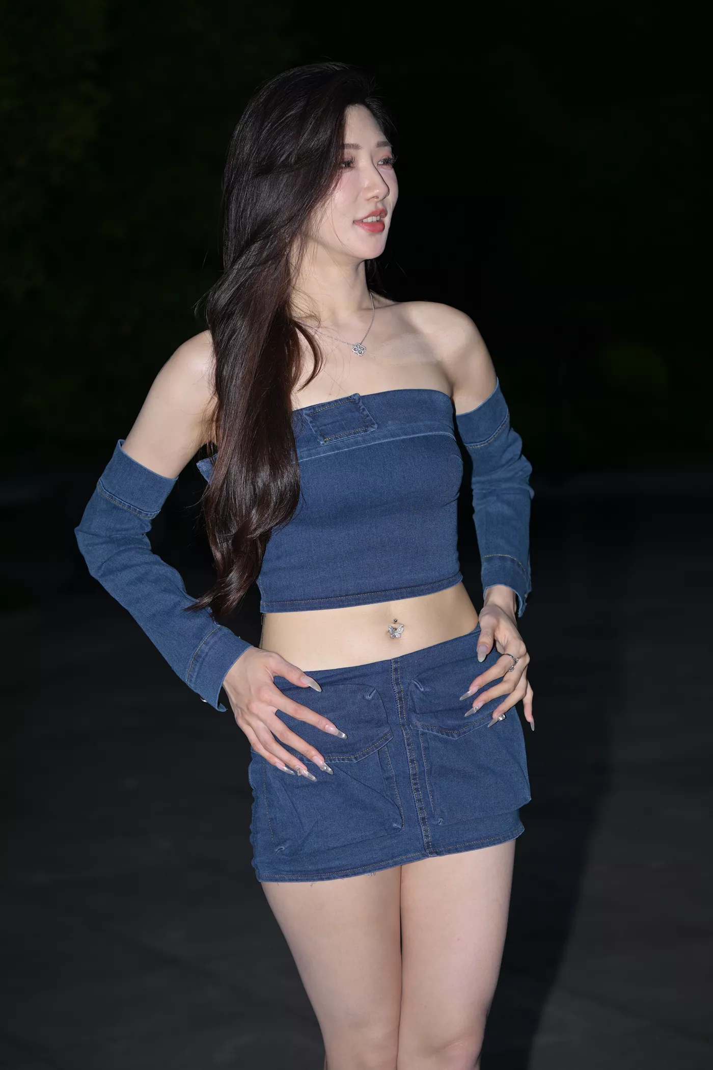 精选街拍作品 NO.4717 高挑魅力牛仔装[108P/206MB]插图2