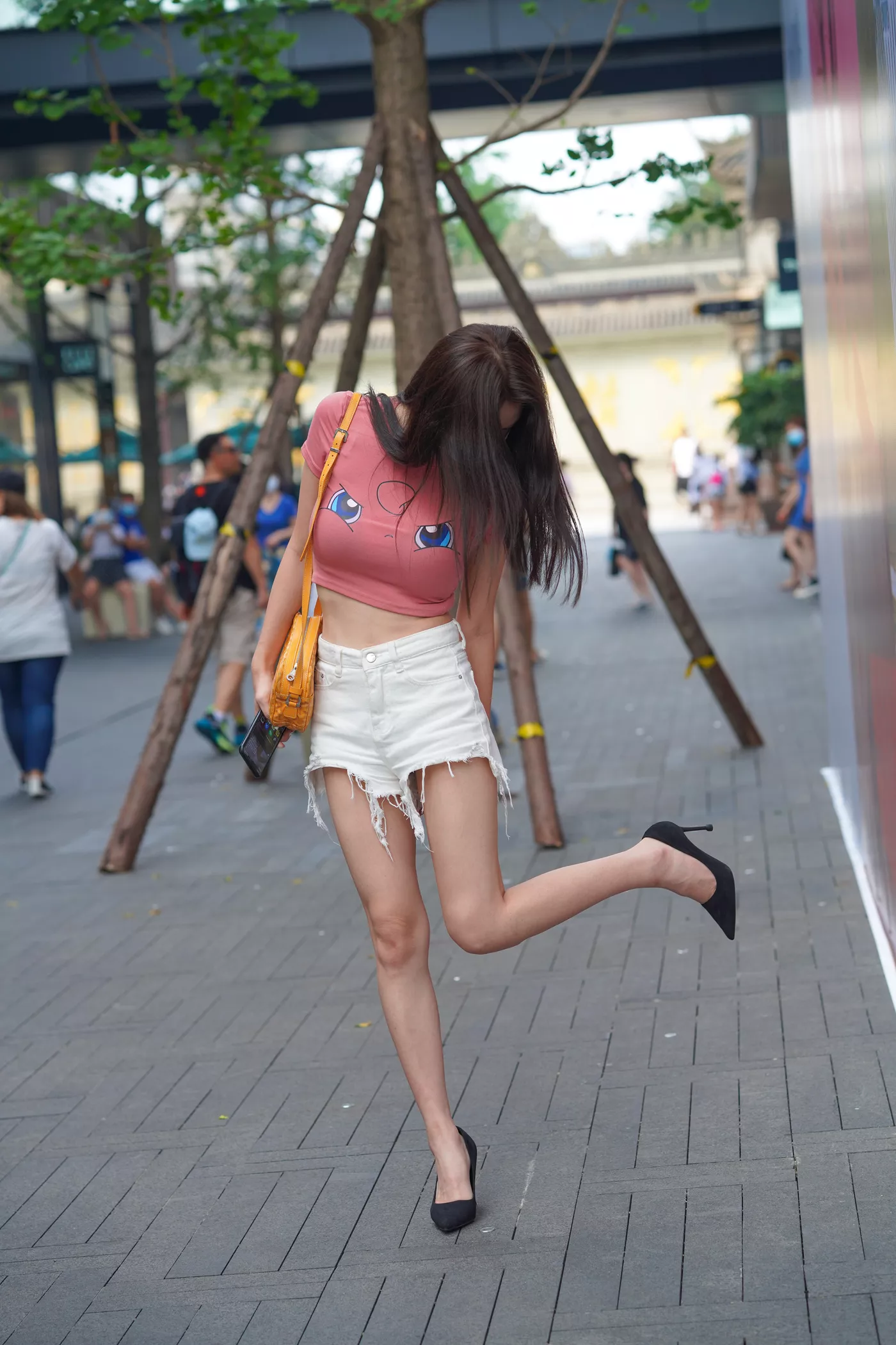 精选街拍作品 NO.4678 粉白搭配少女[104P/319MB]插图2