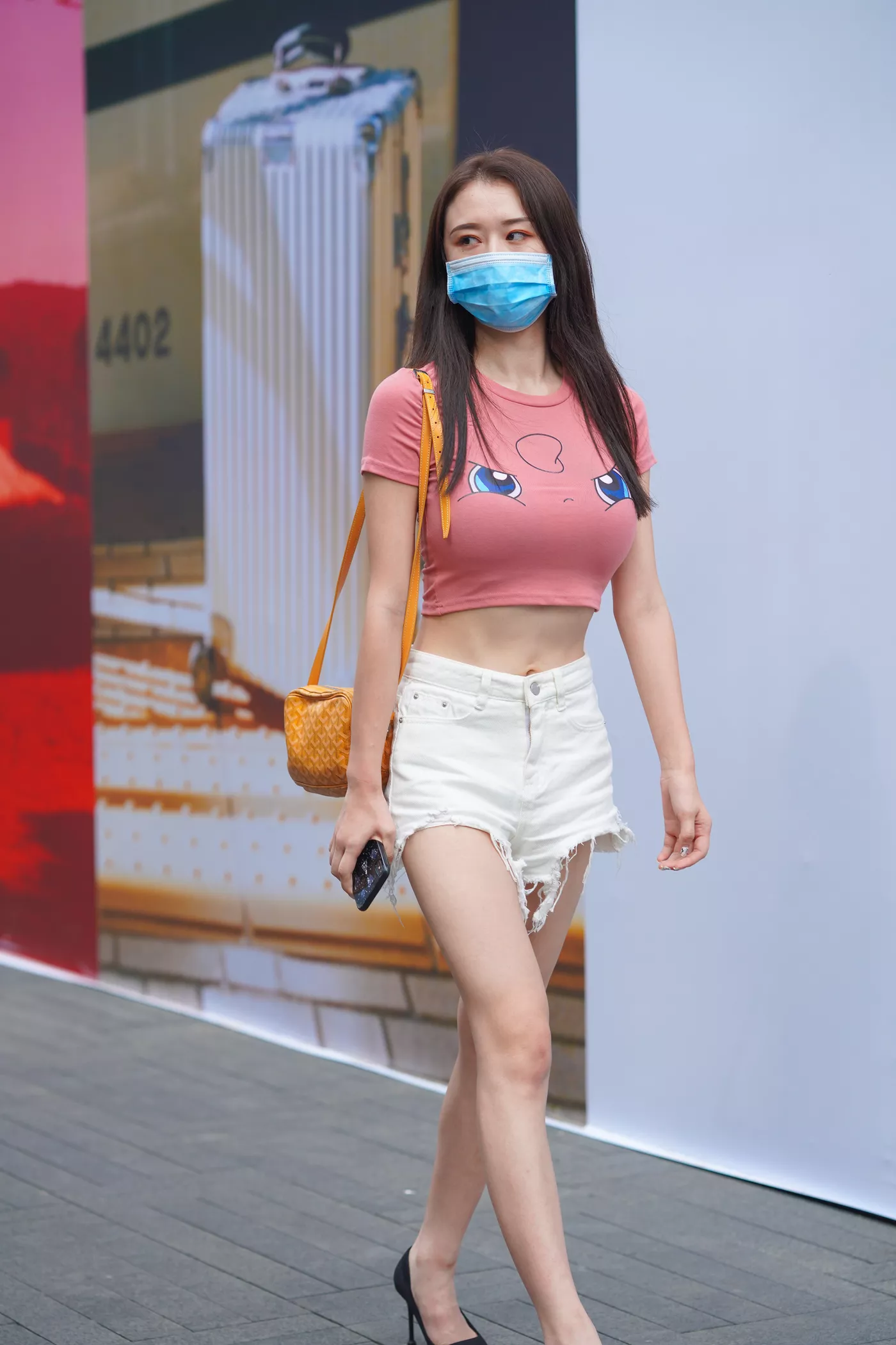 精选街拍作品 NO.4678 粉白搭配少女[104P/319MB]插图3