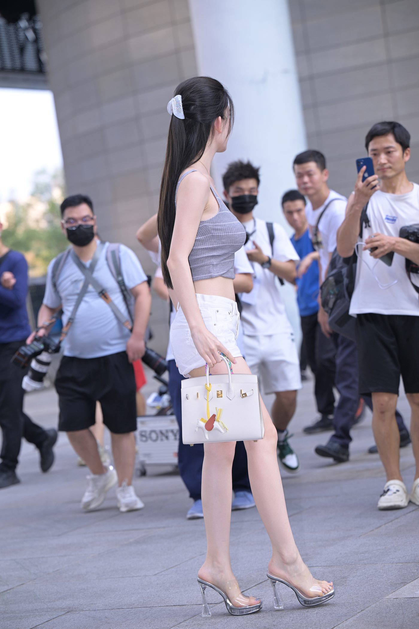 精选街拍作品 NO.4765 白色短裤修长美腿[228P/471MB]插图