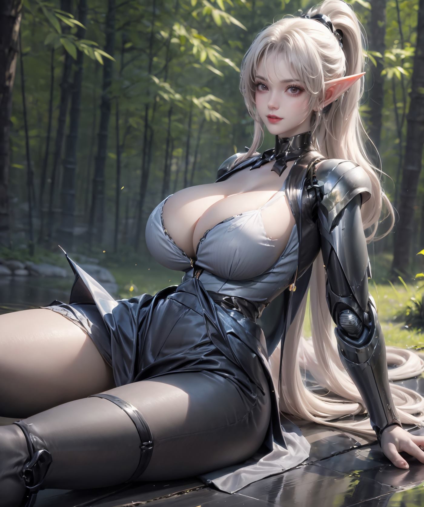 AI绘画 497 精灵女骑士[29P/331MB]插图2