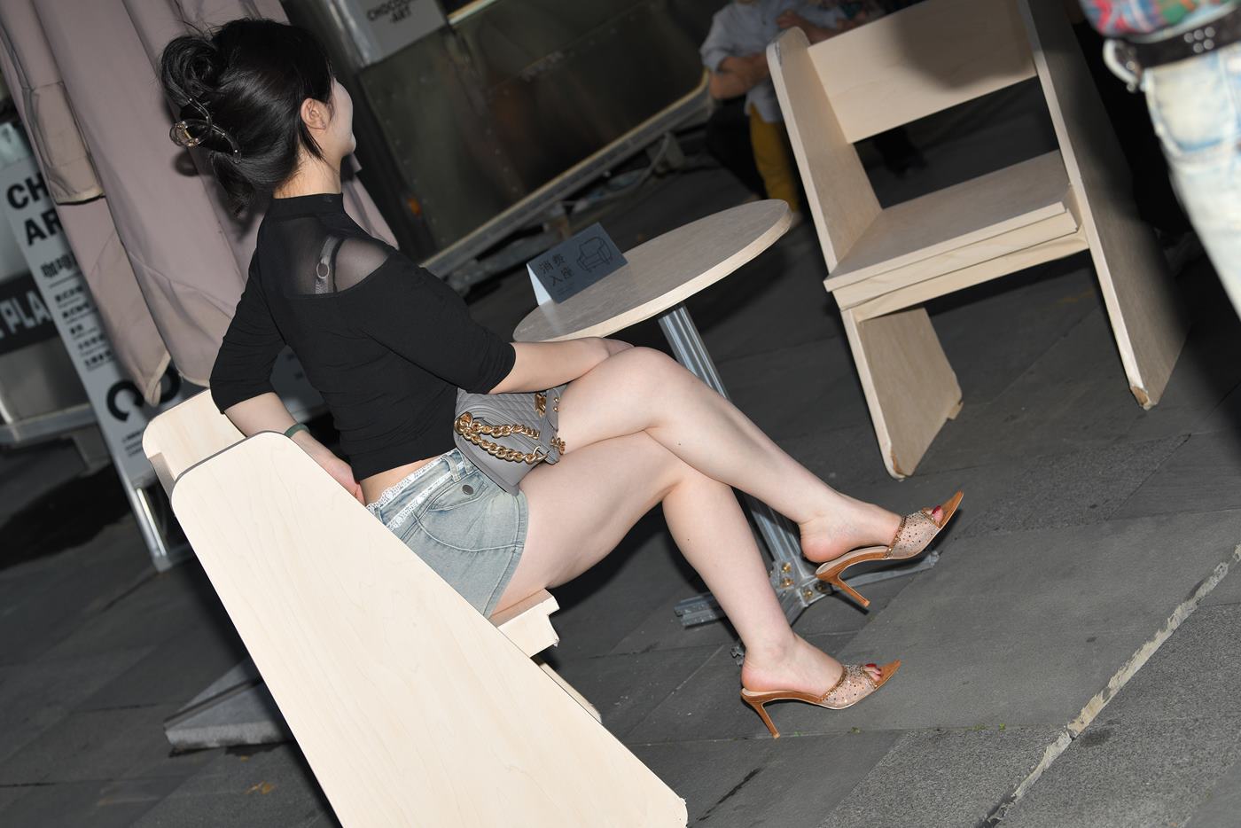 精选街拍作品 NO.4938 青春牛仔短裤[145P/353MB]插图