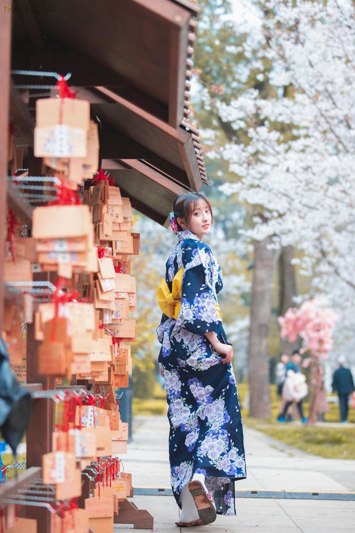 冬马路纱 – 樱园浴衣[9P/133MB]插图2