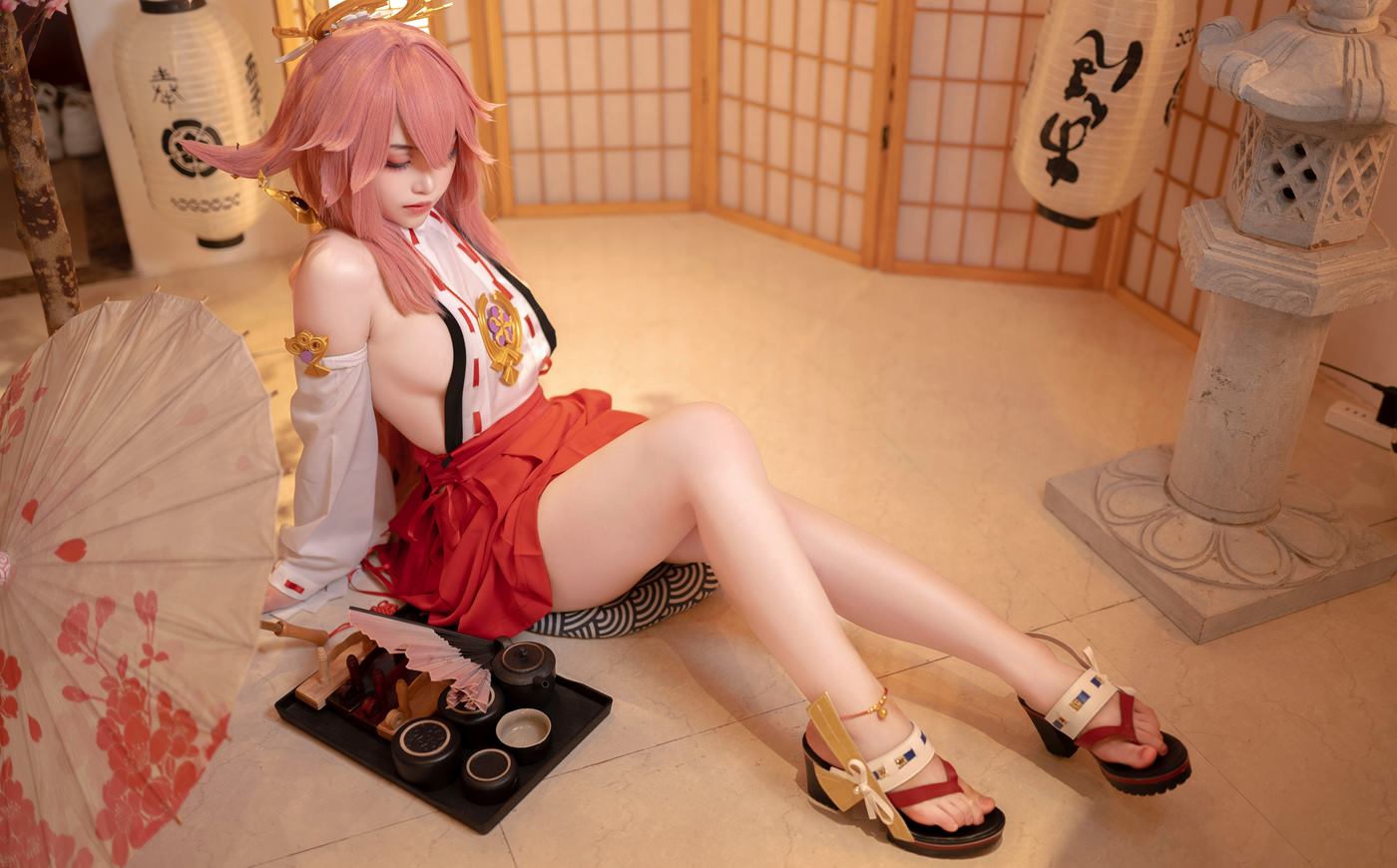 Bangni邦尼 – 原神 八重神子[9P/53MB]插图