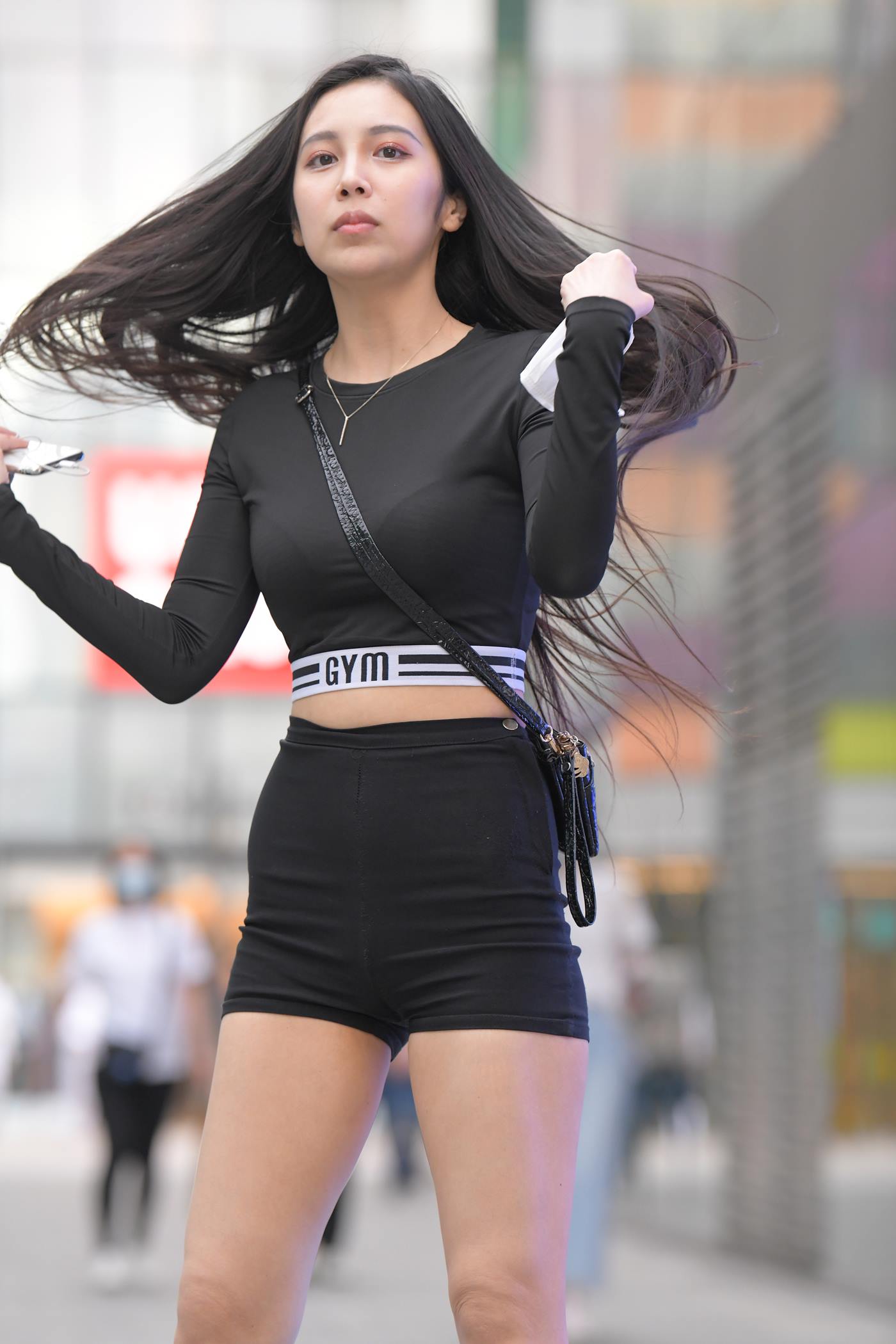 精选街拍作品 NO.5087 黑色仅身装[146P/257MB]插图1