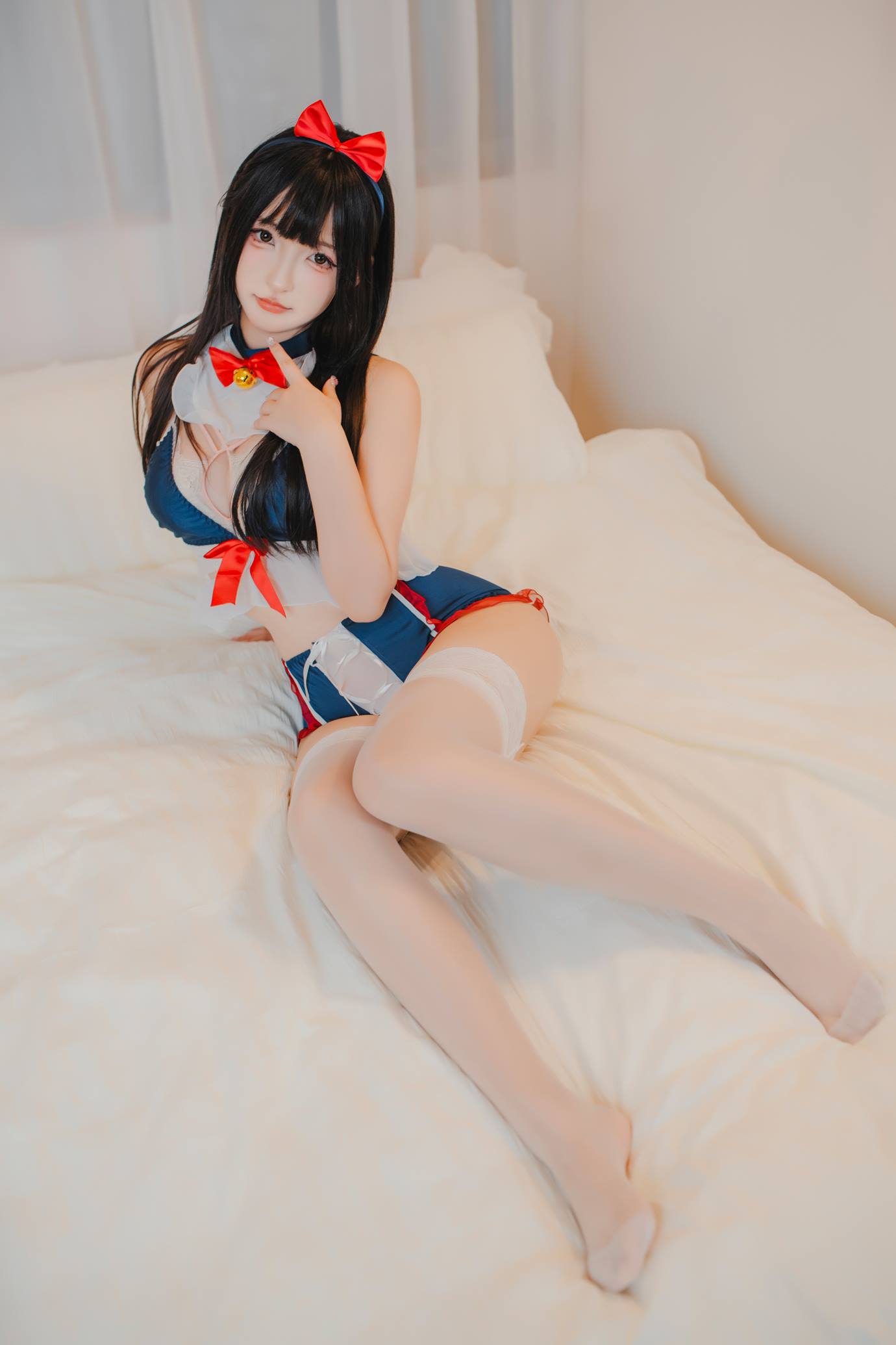 神楽板真冬 – 白丝猫娘[75P/2V/319MB]插图1