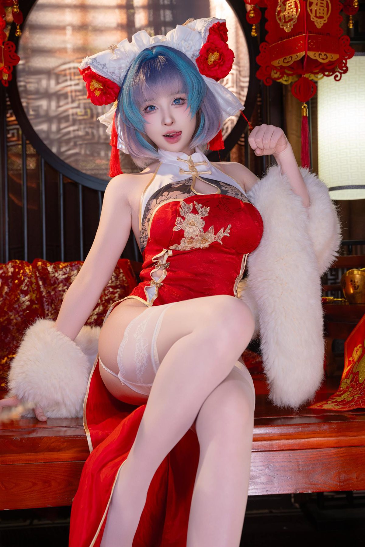 清水由乃 – 柴郡新春旗袍[71P/1V/2.41GB]插图1