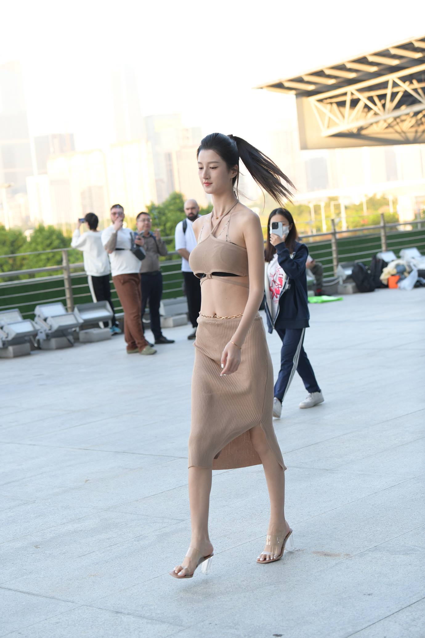 精选街拍作品 NO.5276 针织套装裙[60P/131MB]插图3