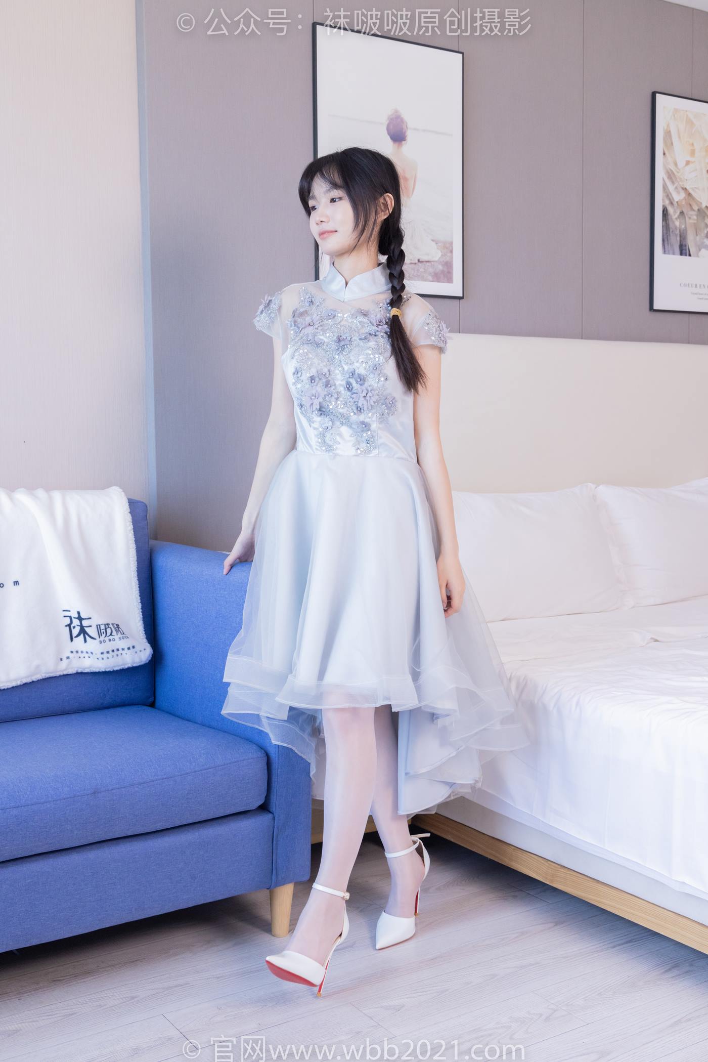 [BoBoSocks袜啵啵]NO.512 甜甜圈-高跟鞋、油亮薄白丝、袜踩奶油蛋糕剧情[143P/1V/6.31GB]插图1