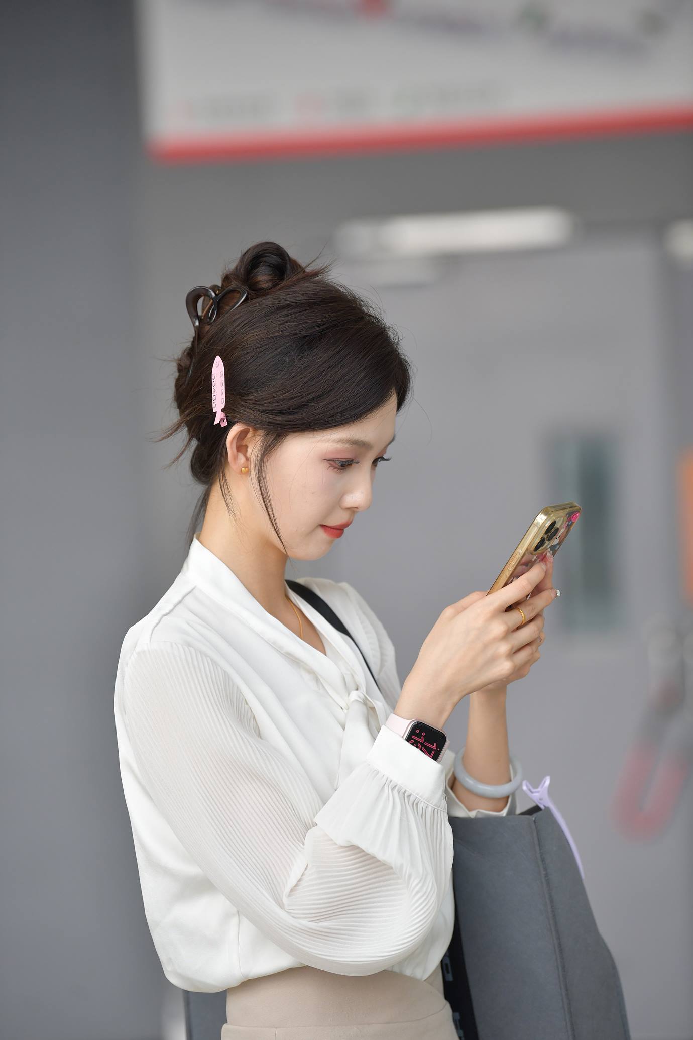 精选街拍作品 NO.5271 甜美可爱丸子头[40P/72MB]插图2