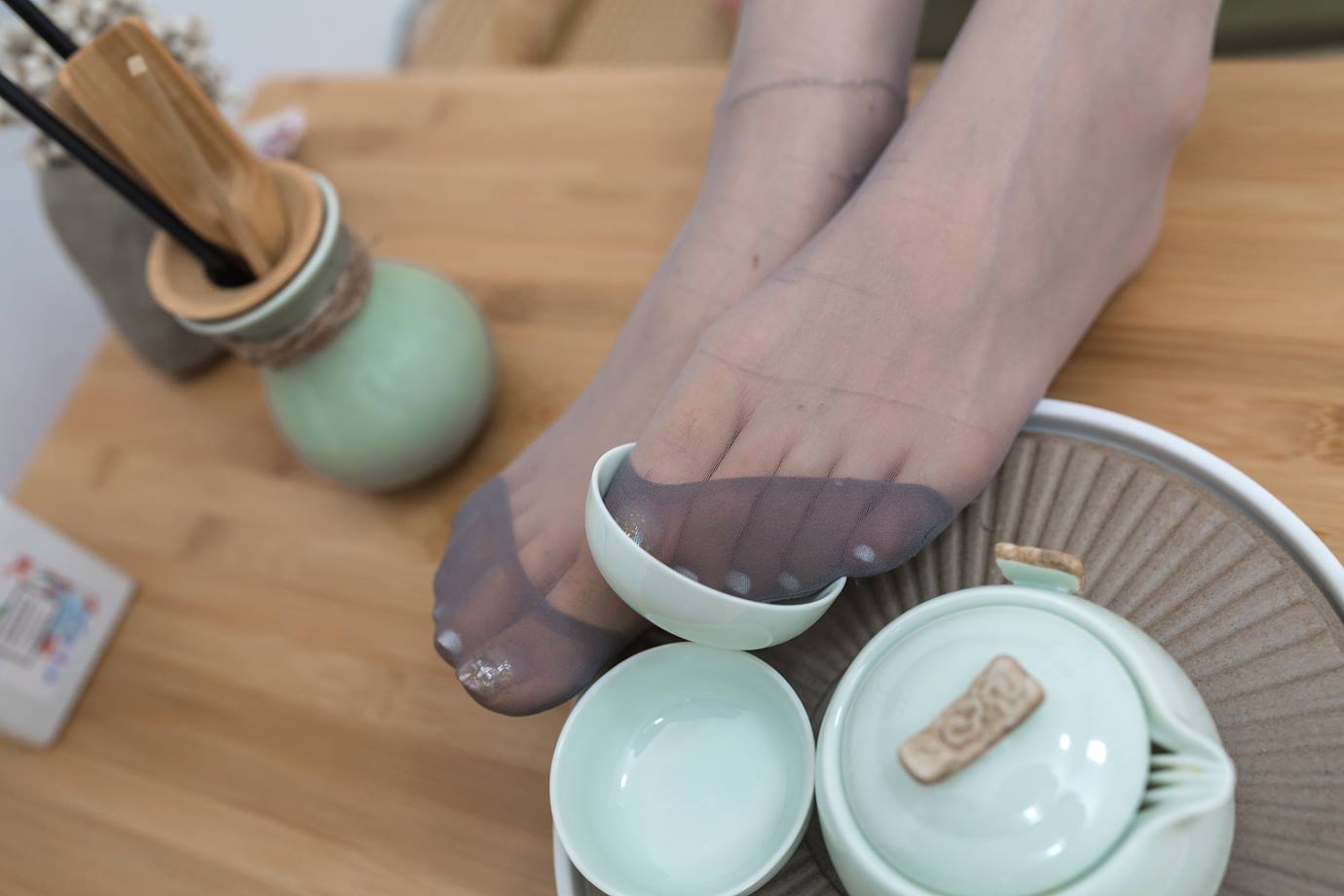 Sia不吃鱼 – 茶艺旗袍丝族[133P/1.74GB]插图