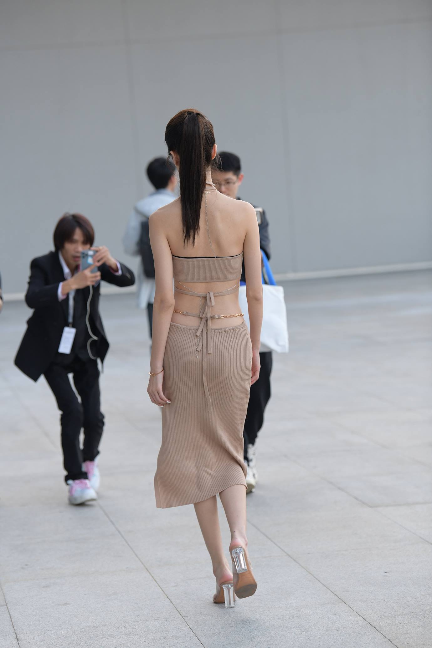 精选街拍作品 NO.5276 针织套装裙[60P/131MB]插图1