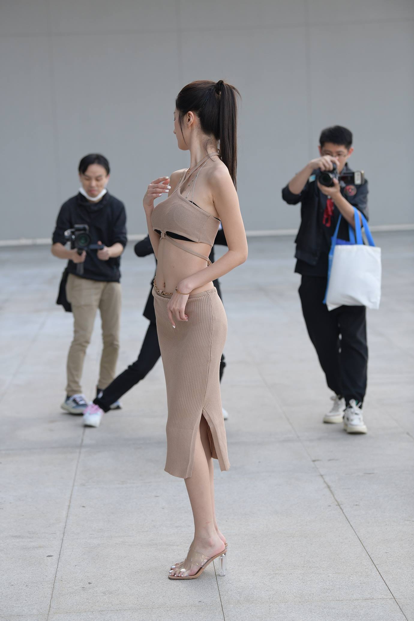 精选街拍作品 NO.5276 针织套装裙[60P/131MB]插图2