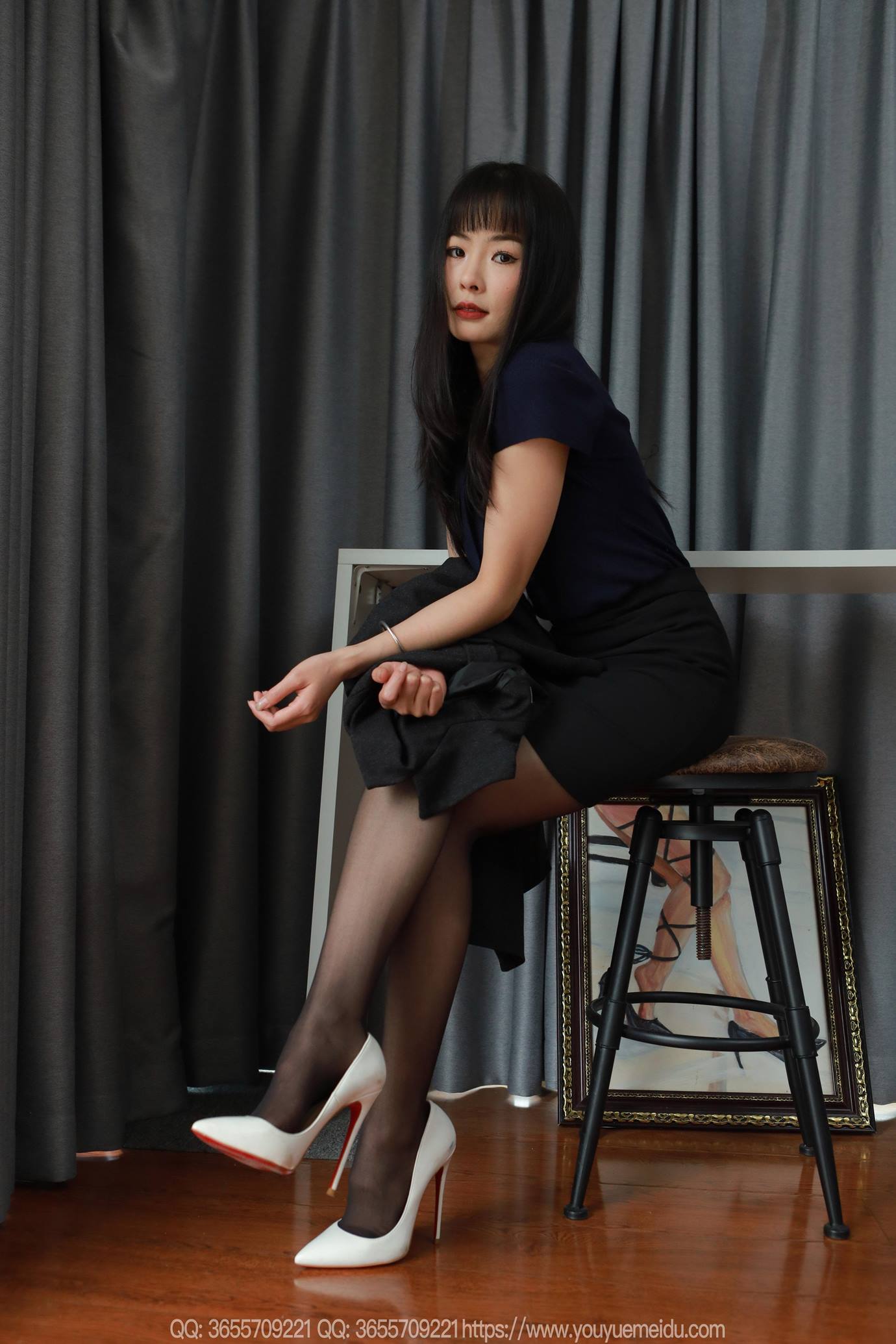 [IESS异思趣向] 2025.04.01 丝享家2016：小金《黑丝平刘海》[103P/83MB]插图2