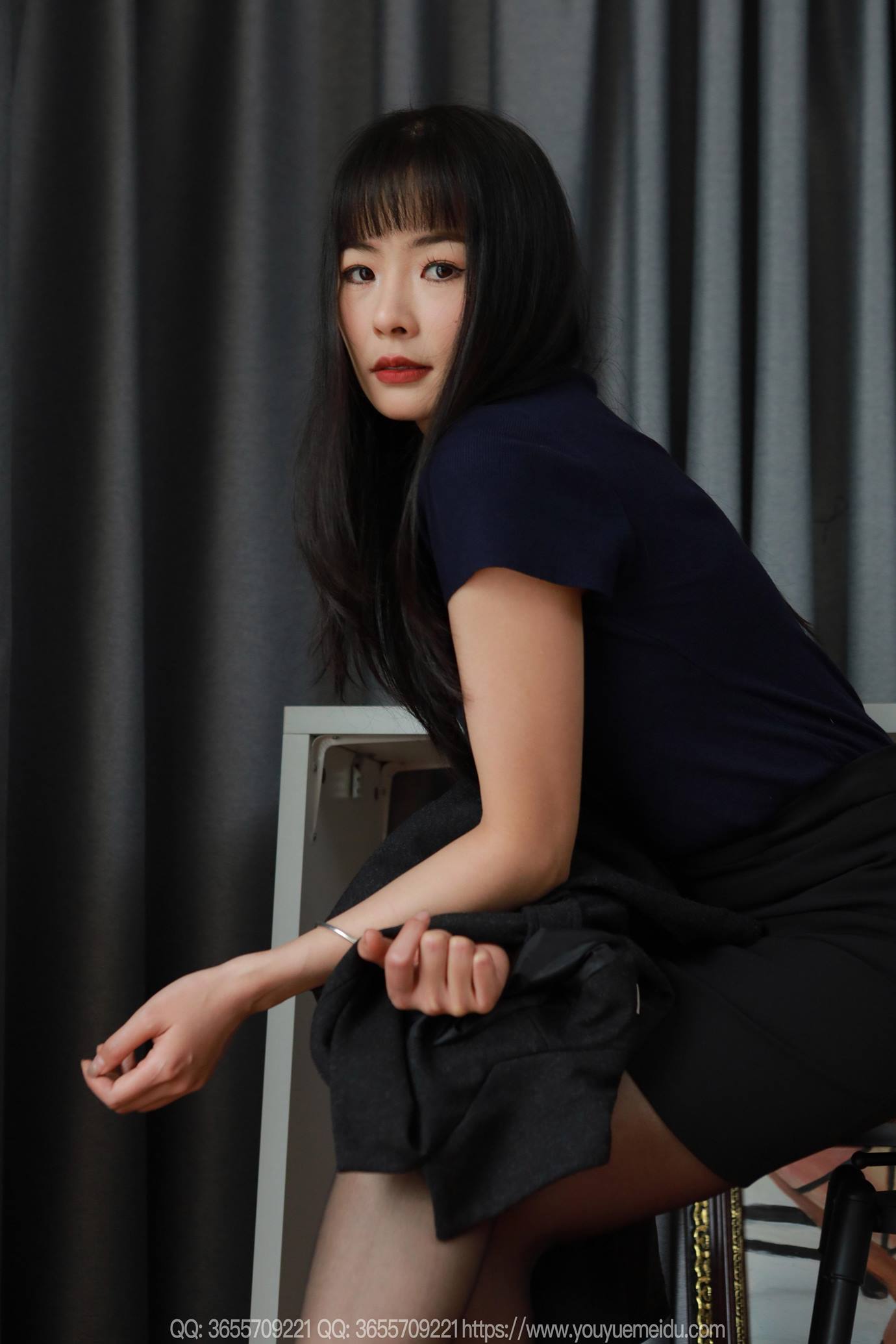 [IESS异思趣向] 2025.04.01 丝享家2016：小金《黑丝平刘海》[103P/83MB]插图3