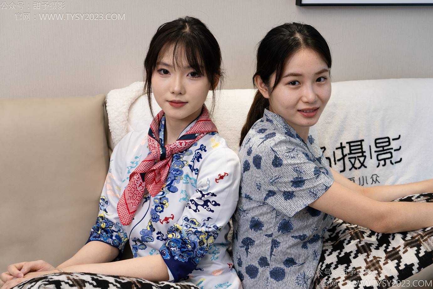 甜予摄影 NO.134 璇璇思思-高跟鞋、薄白丝、薄灰丝[132P/2V/9.95GB]插图2