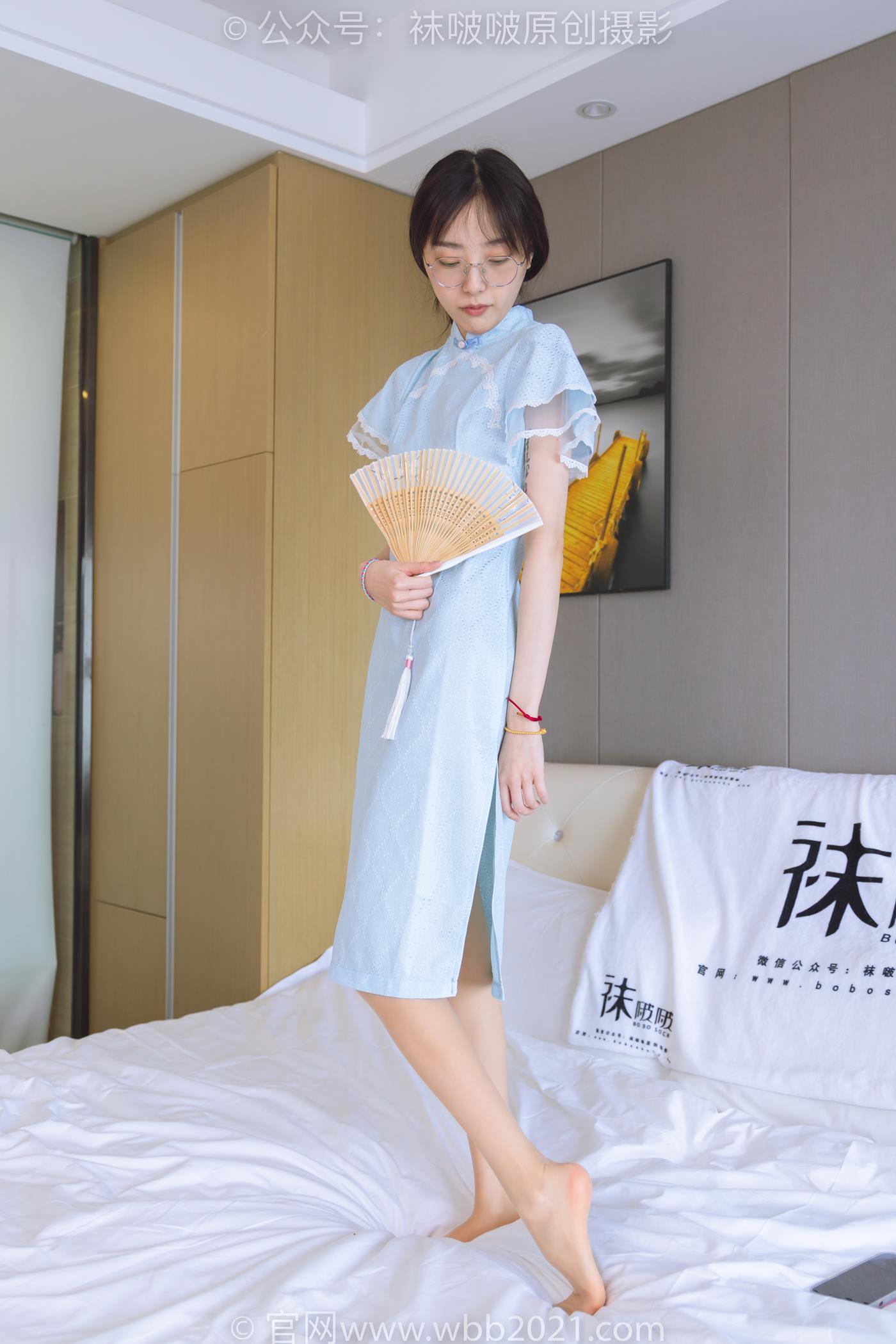 [BoBoSocks袜啵啵]NO.514 稚予-高跟鞋、薄肉丝、旗袍[130P/1V/5.49GB]插图