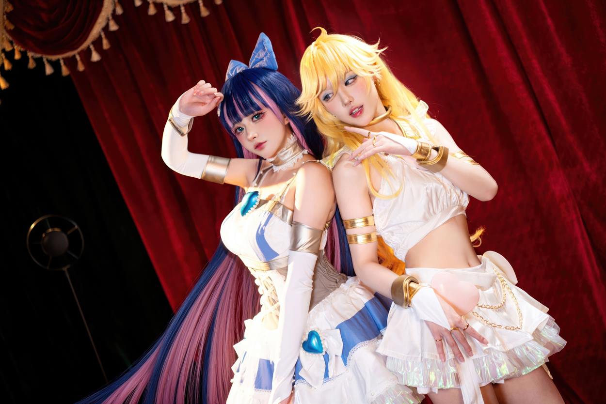 阿包也是兔娘 & 苏苏苏Sofia – 吊带袜天使[33P/418MB]插图1