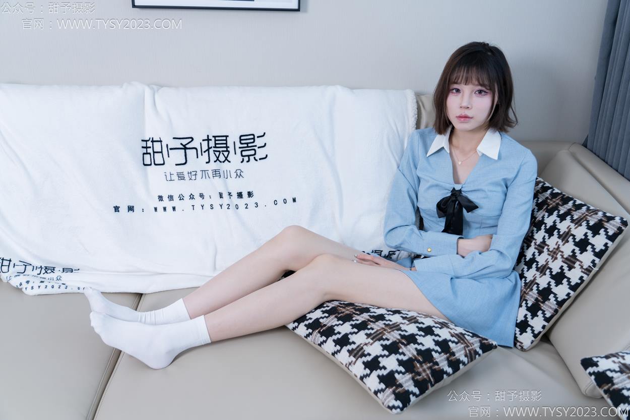 甜予摄影 NO.164 珞珞-板鞋、白棉袜、裸足[130P/2V/9.85GB]插图