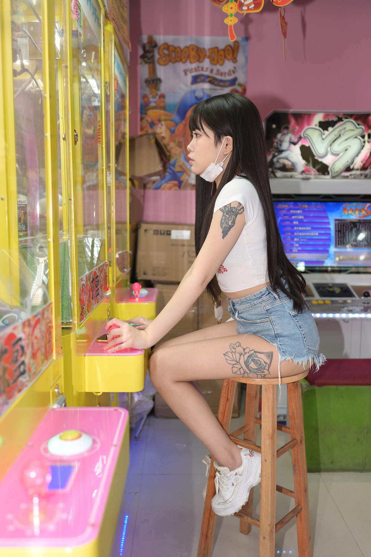 精选街拍作品 NO.5438 牛仔短裤小妹[409P/904MB]插图1