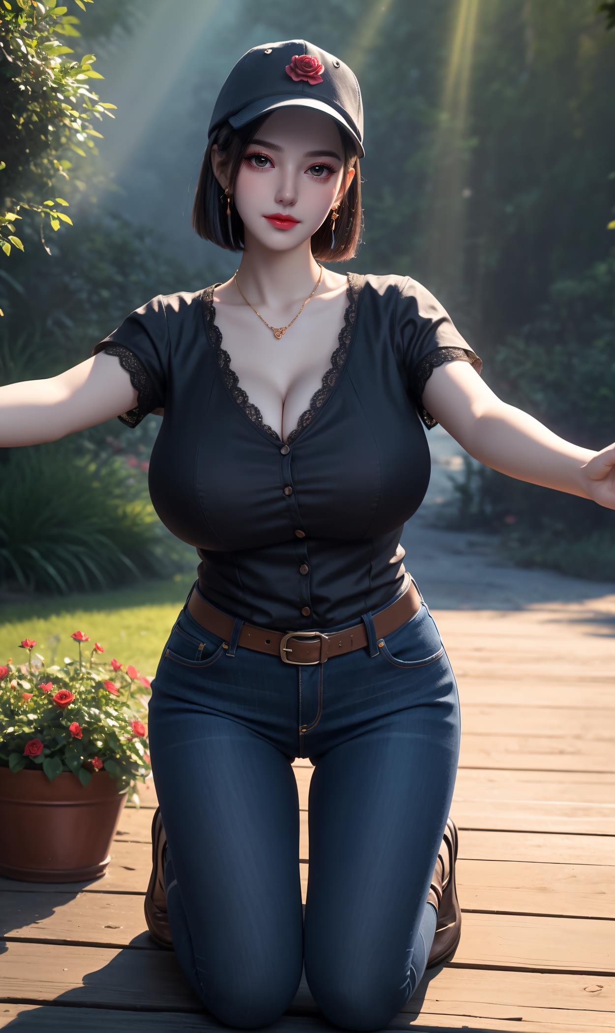 AI绘画 591 杨小瑾牛仔裤[70P/416MB]插图3