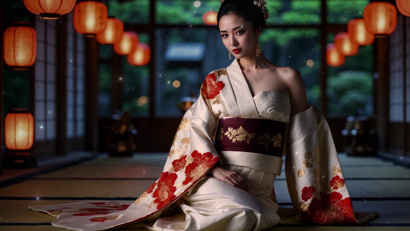 AI Video 068 GEISHA-The Night She Waited Dreamy Soul Music Healing Music of Love and Emotion[1V/807MB]