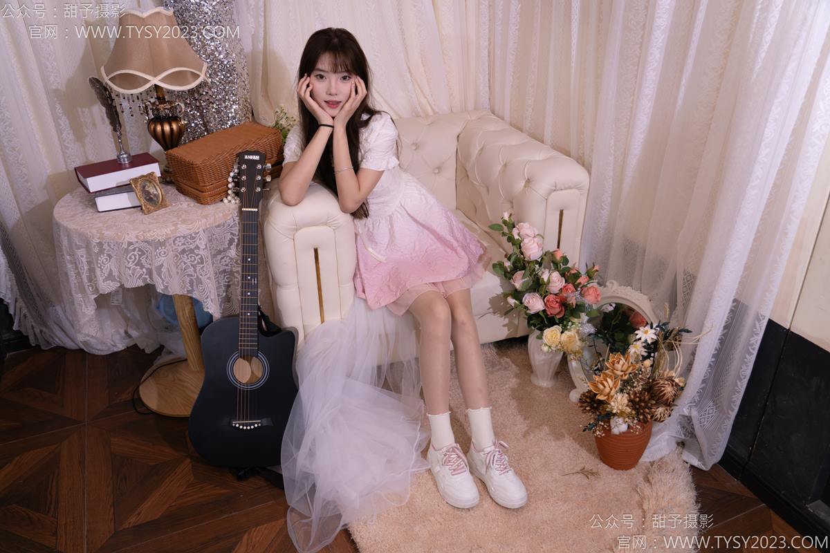 甜予摄影 NO.177 璇璇-板鞋、白棉袜、薄肉[129P/2V/9.97GB]插图