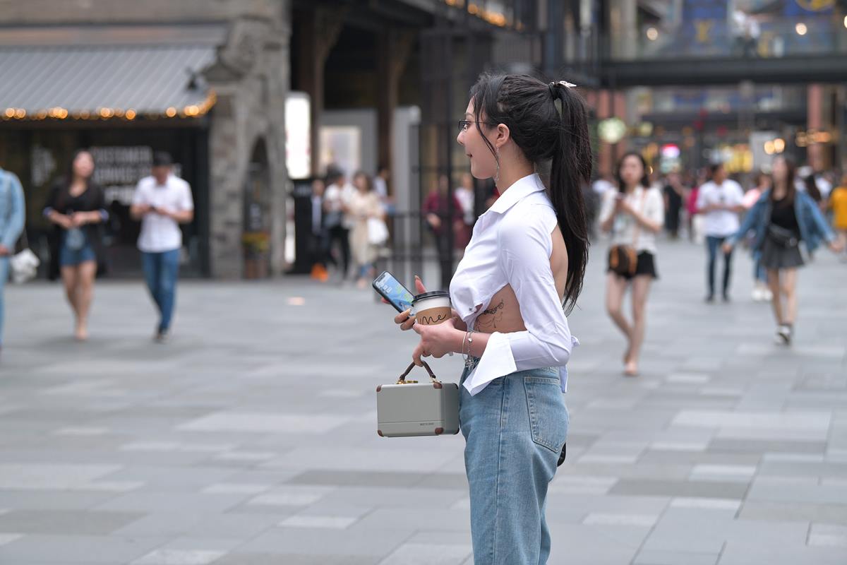 精选街拍作品 NO.5541 衬衫牛仔裤[60P/206MB]插图