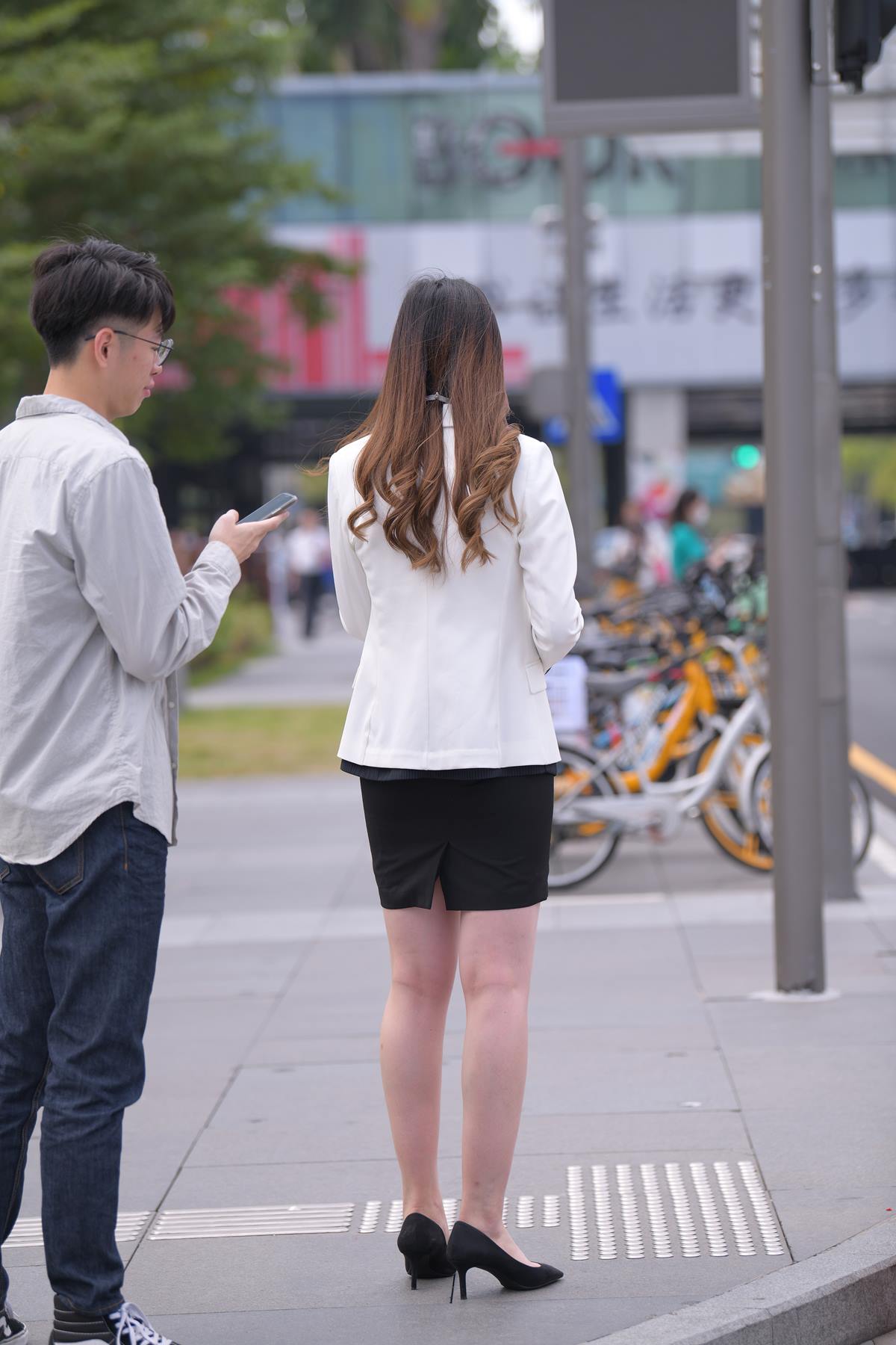 精选街拍作品 NO.5565 黑白搭配OL[62P/98MB]插图