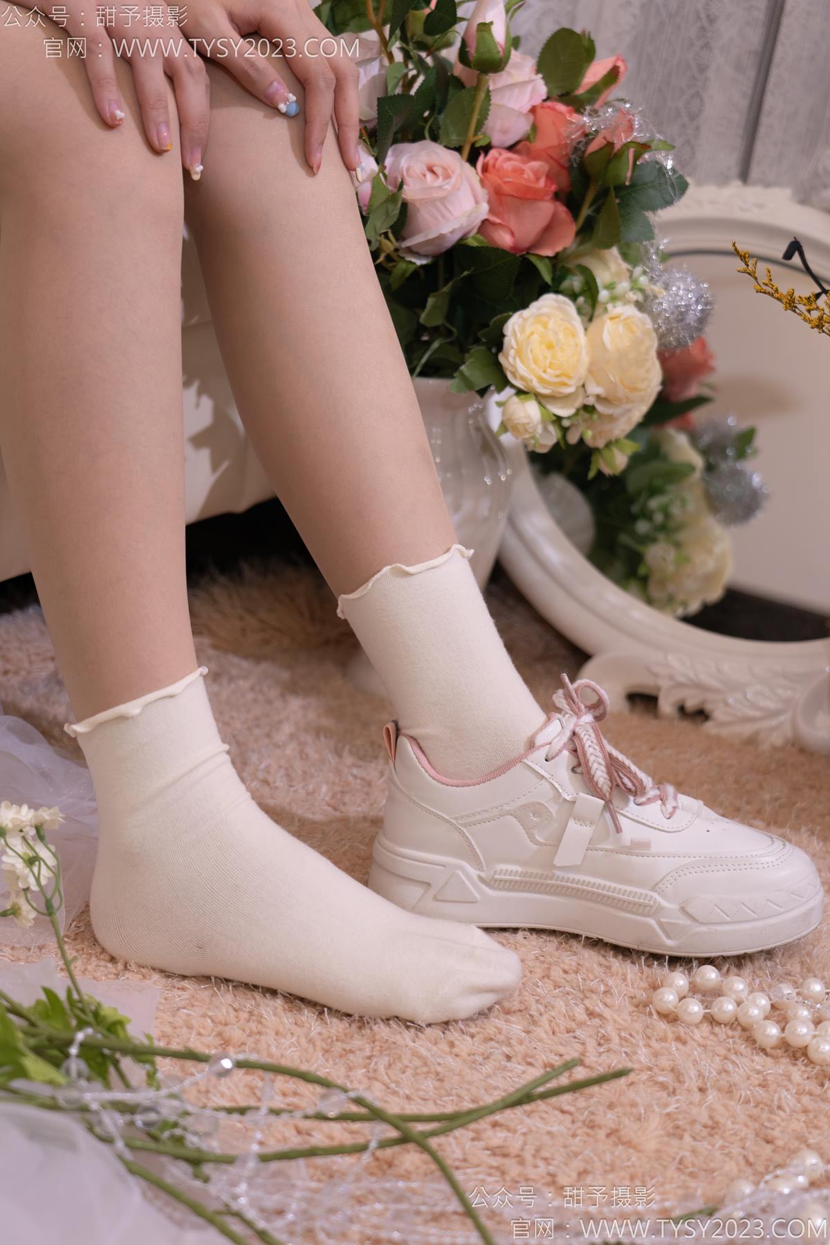 甜予摄影 NO.177 璇璇-板鞋、白棉袜、薄肉[129P/2V/9.97GB]插图1