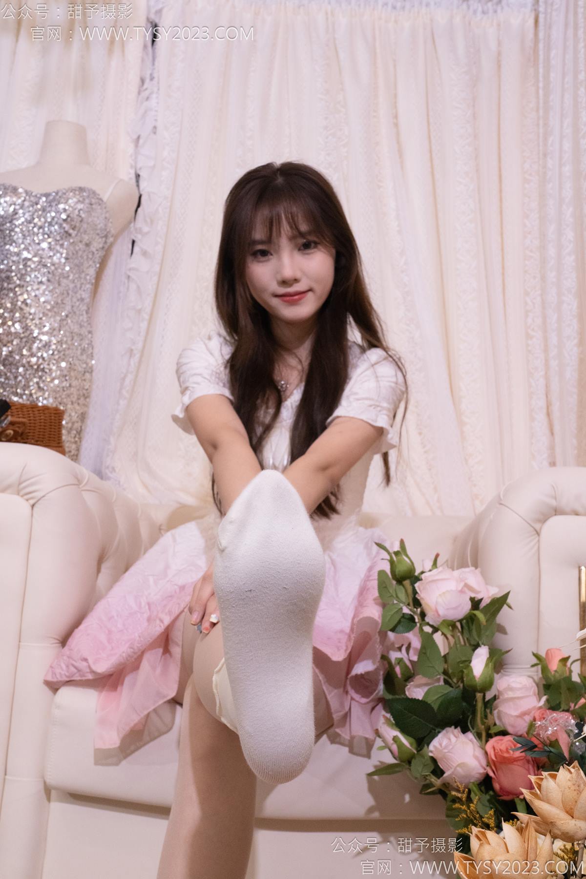 甜予摄影 NO.177 璇璇-板鞋、白棉袜、薄肉[129P/2V/9.97GB]插图2